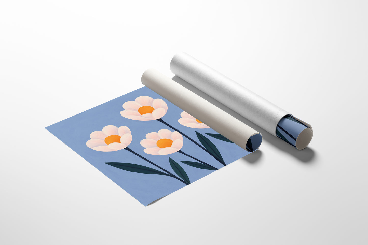 Sunlight Blooms in a Blue Sky