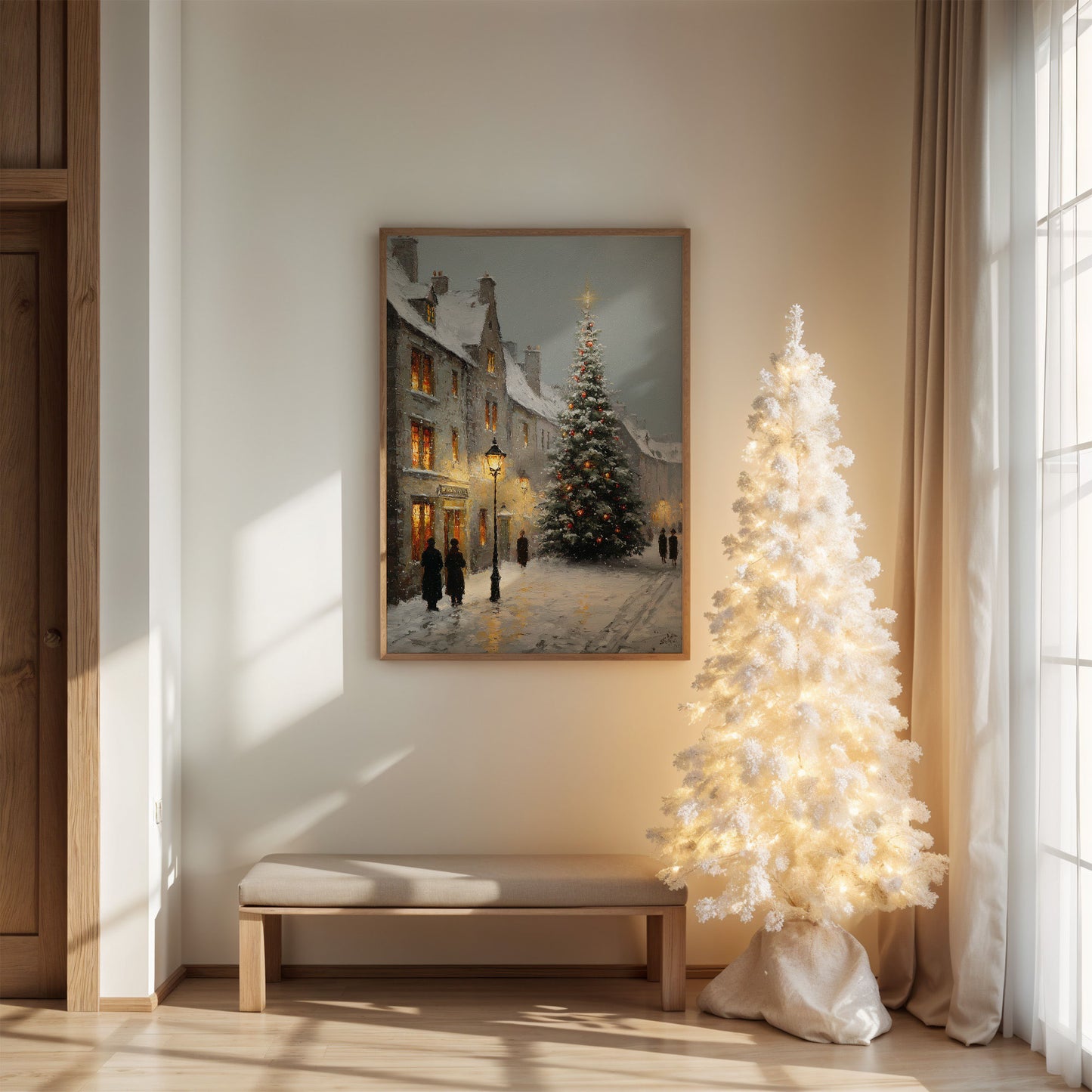 Winter Streets Glow With Promise