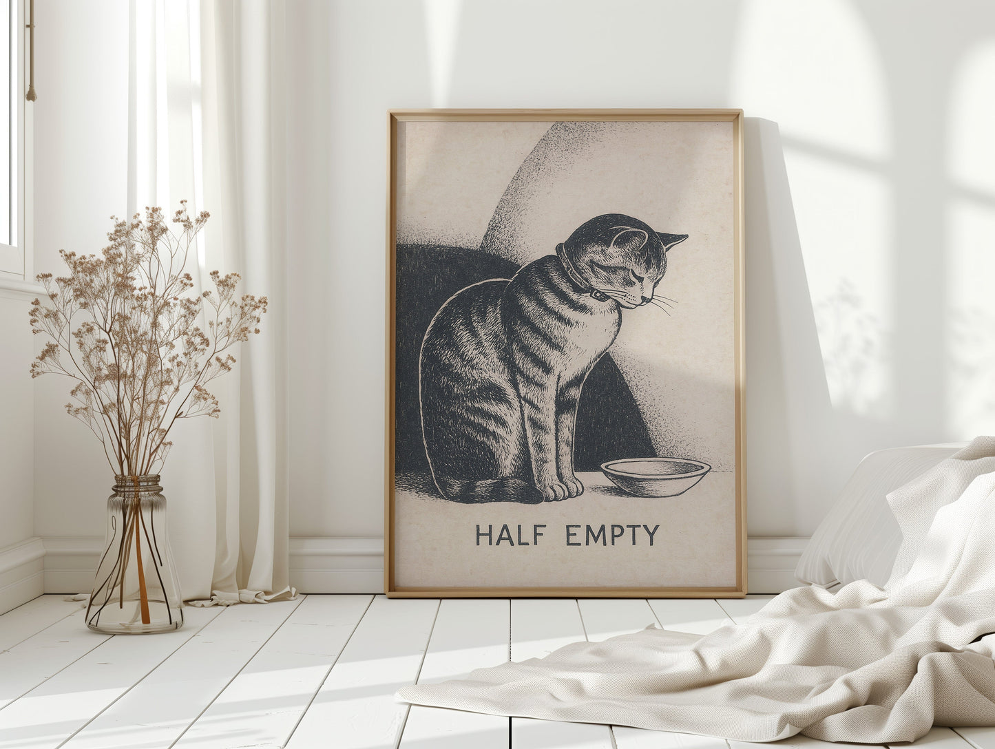 Half Empty Cat