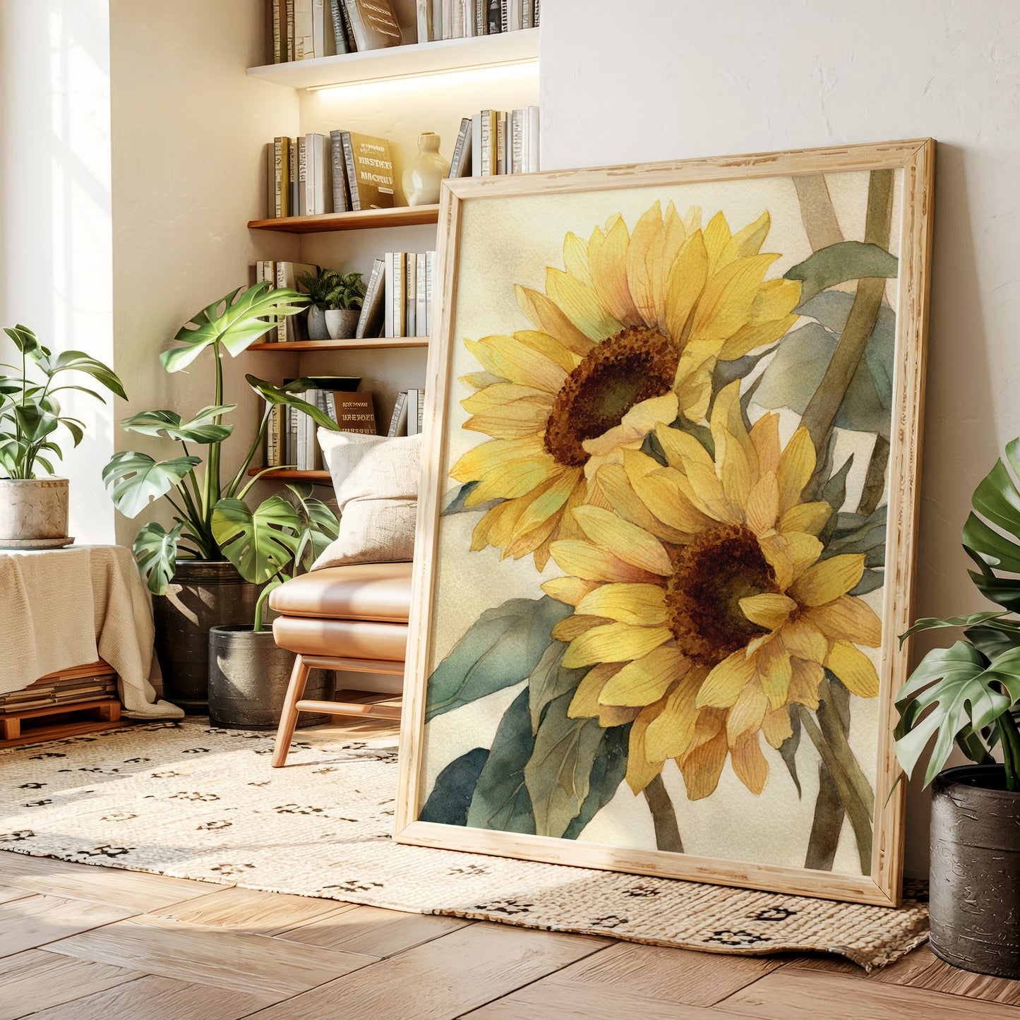 Sunlight Kisses the Golden Petals