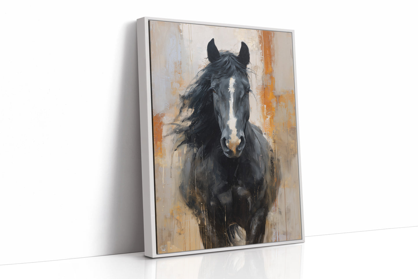 Midnight Gallop Through Amber Fields