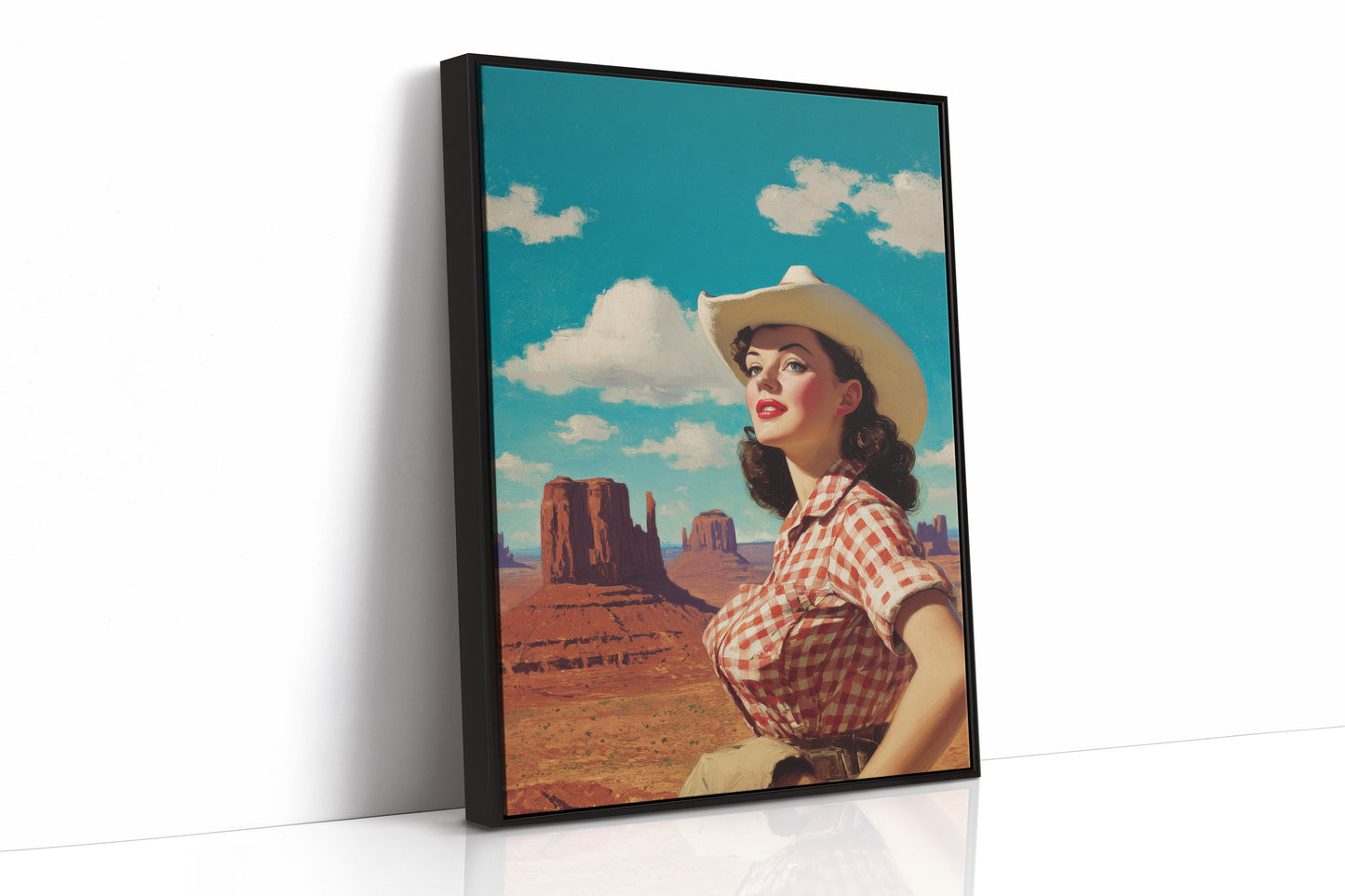 Red Gingham Meets Monument Valley