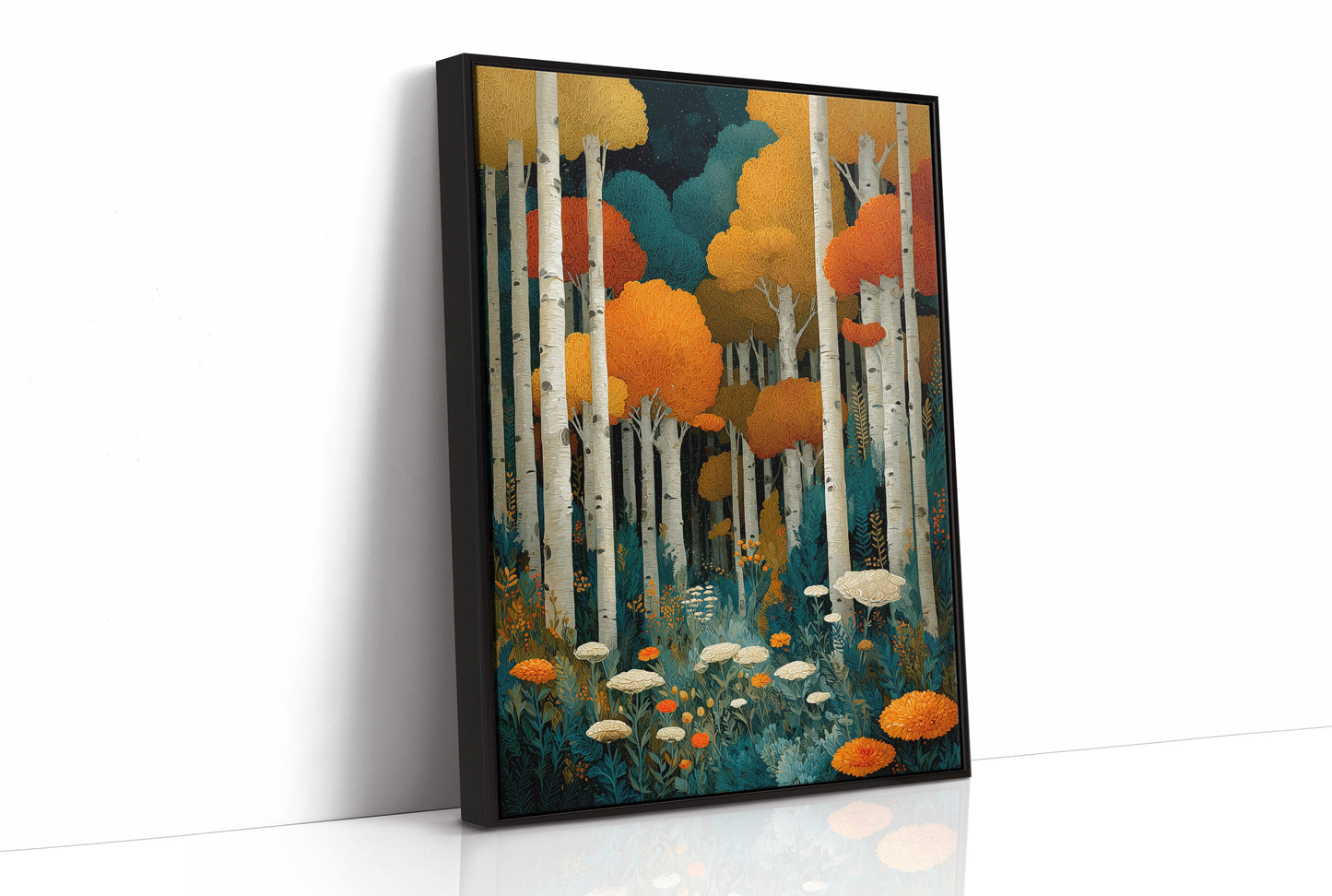 The Birch Grove After Midnight