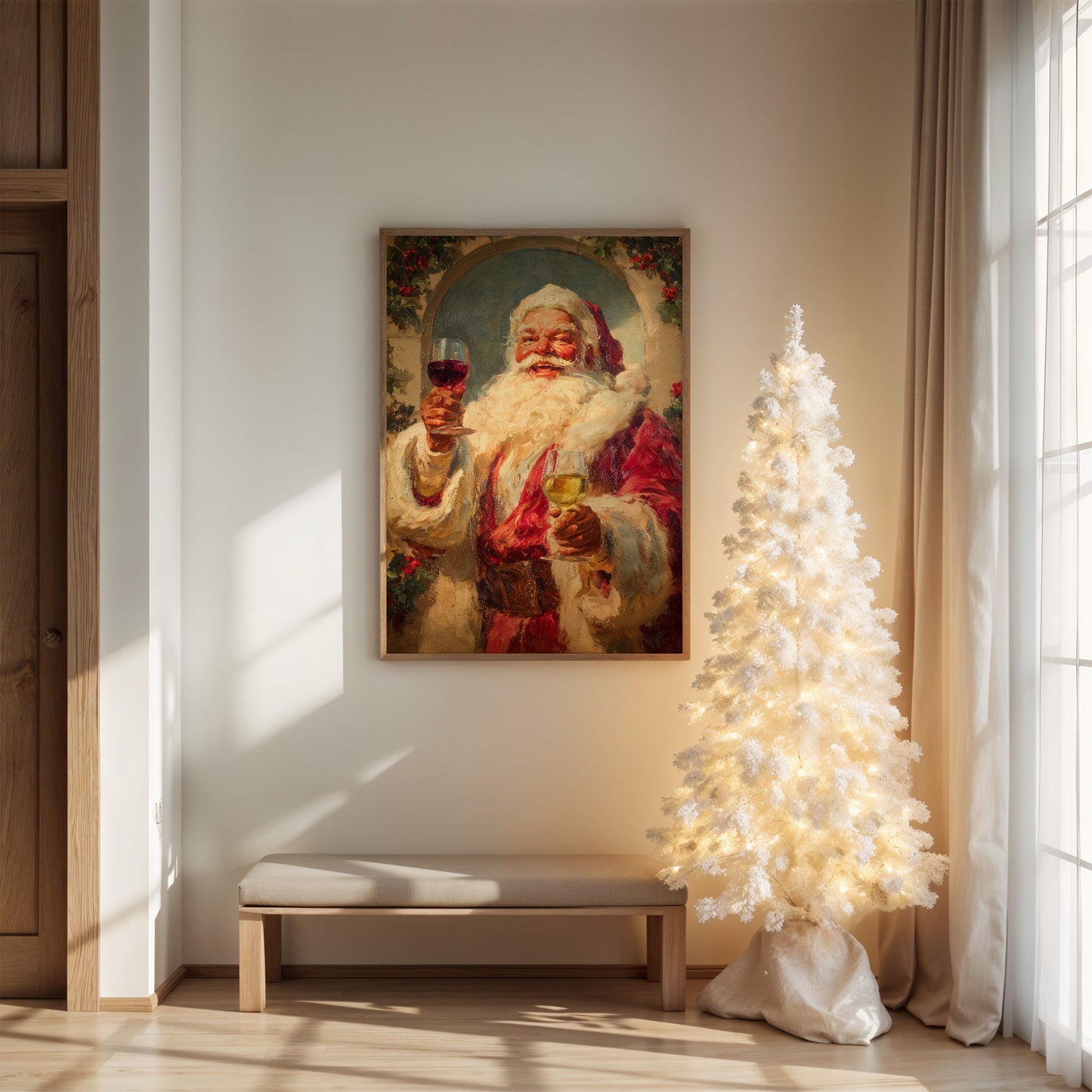 Joyful Toast On Christmas Night