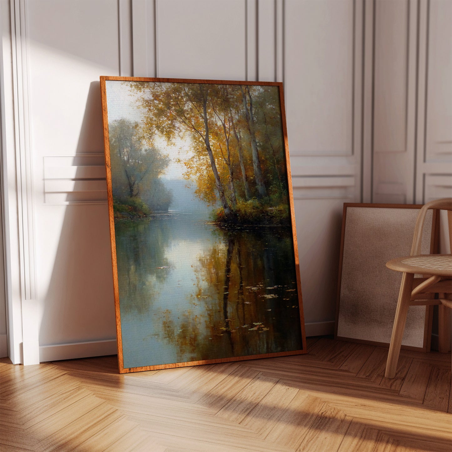 Autumn Reflections on Tranquil Waters