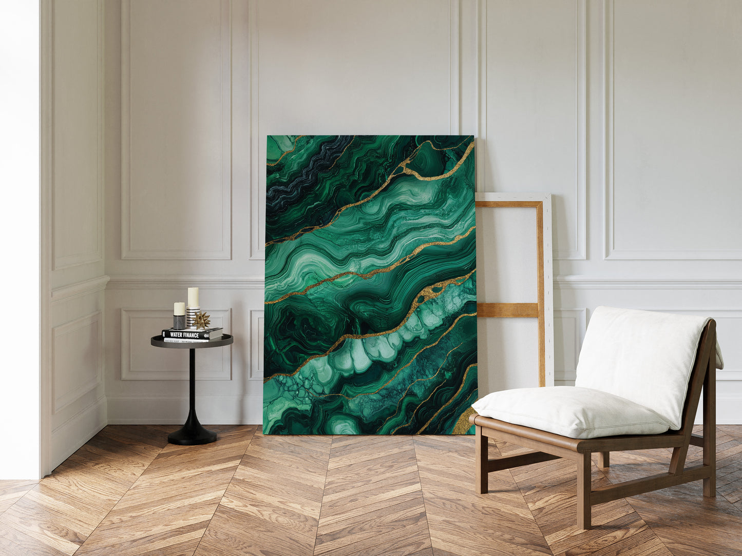 Veins of Emerald and Golden Earth