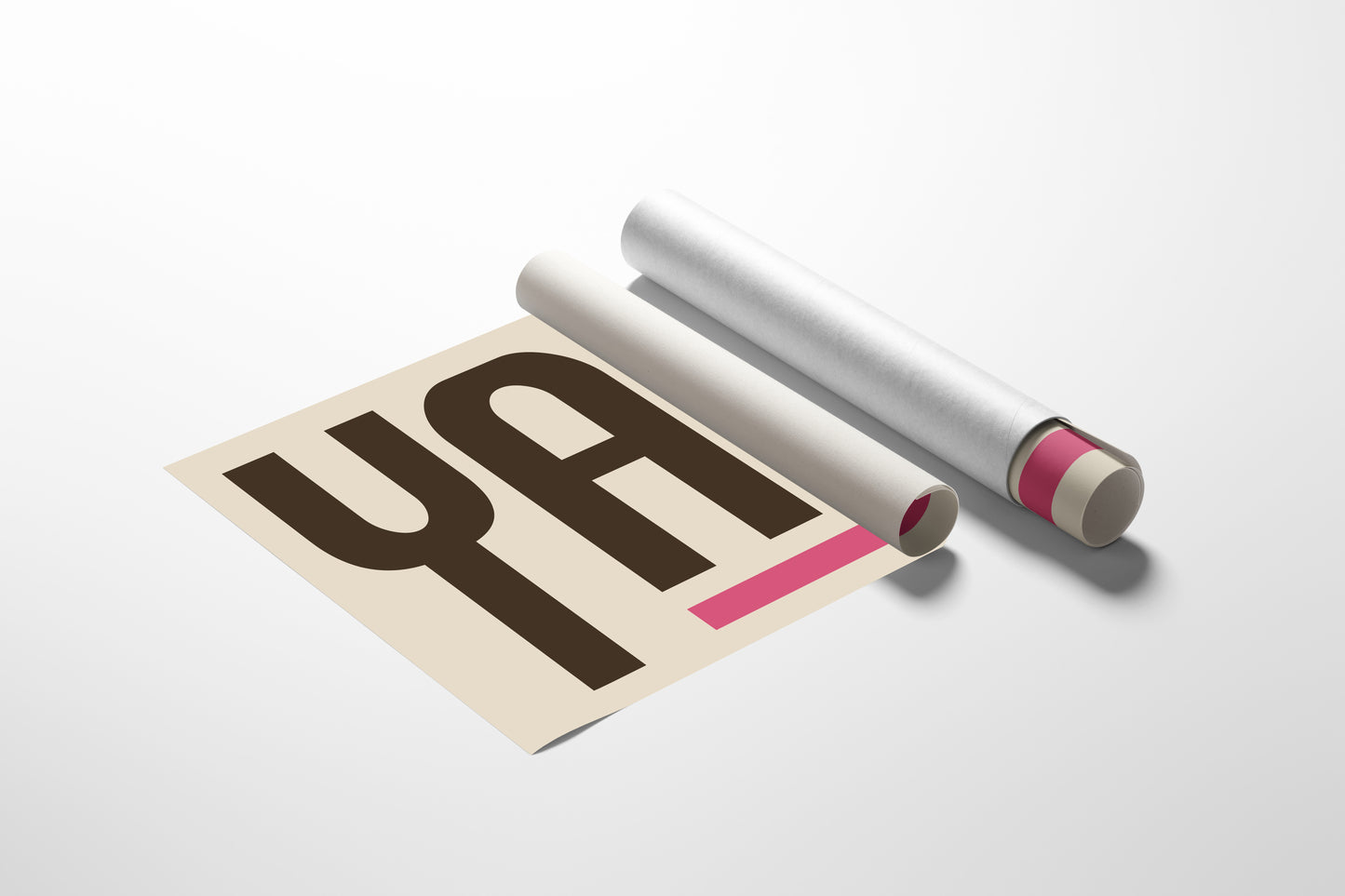 Y’all Typography Print with Pink Underline