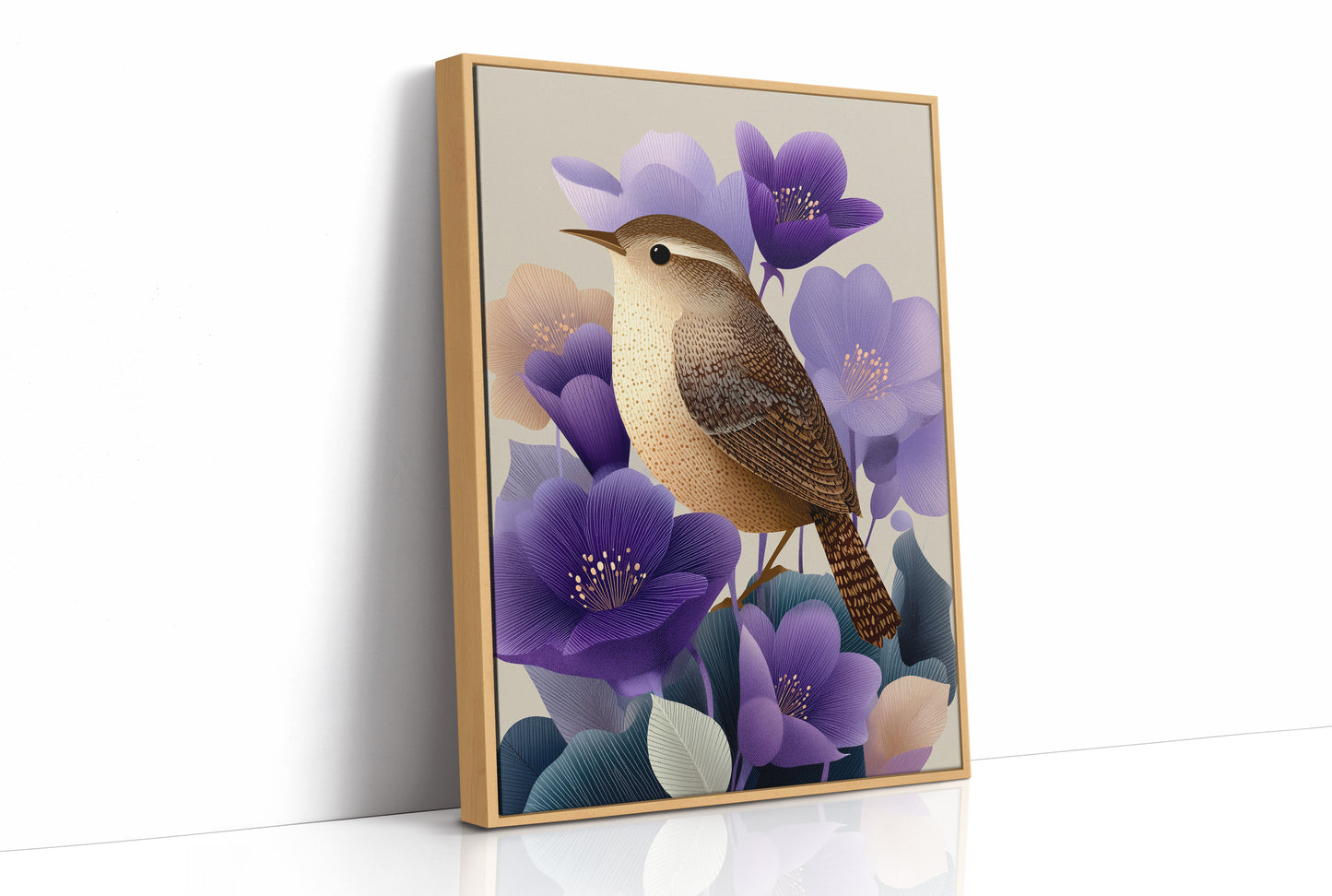 Small Bird, Excellent Taste in Flowers