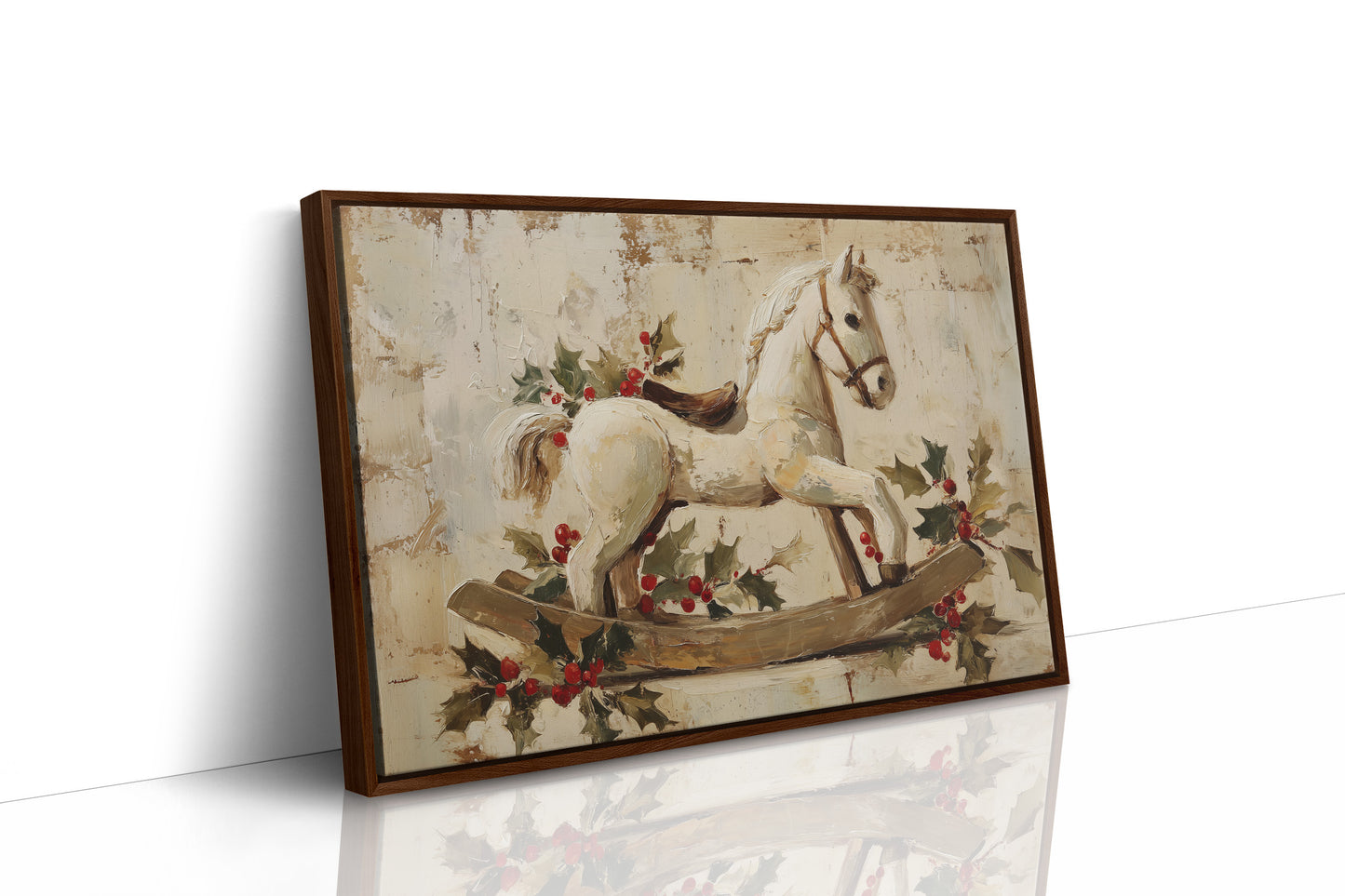 Rocking Horse in Winter Stillness