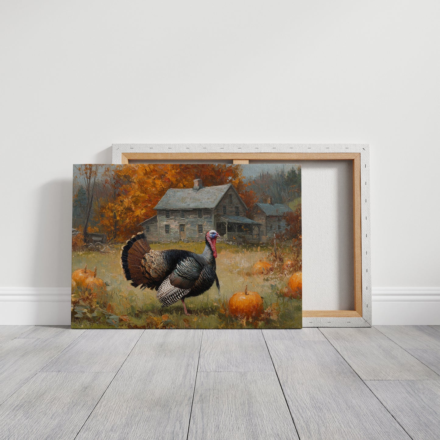 Autumn's Guest At The Farmhouse