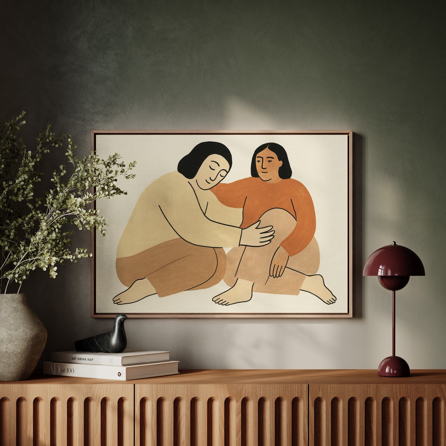 In Gentle Company Friendship Print