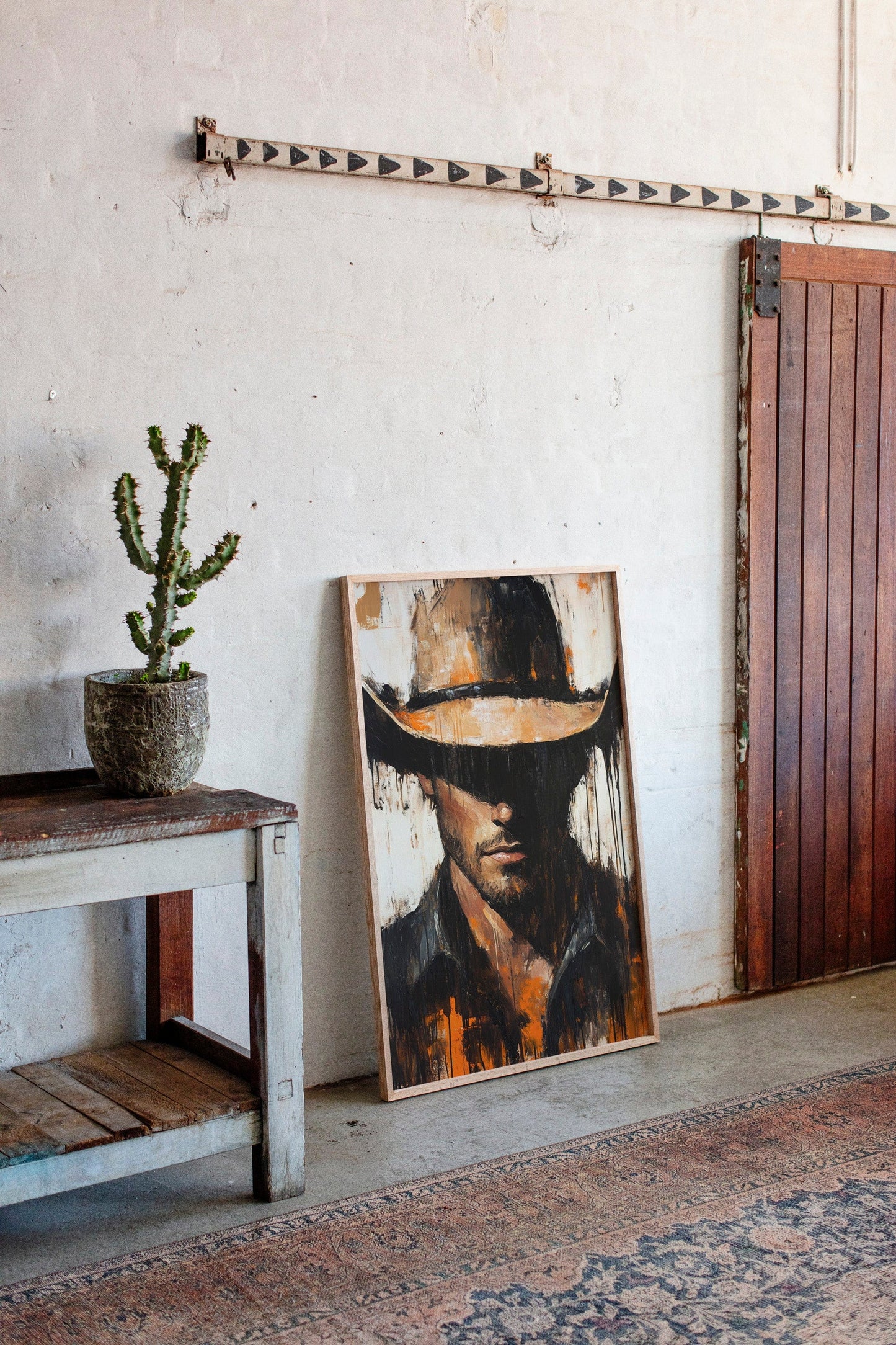 Shadowed Cowboy – Bold Western Expression