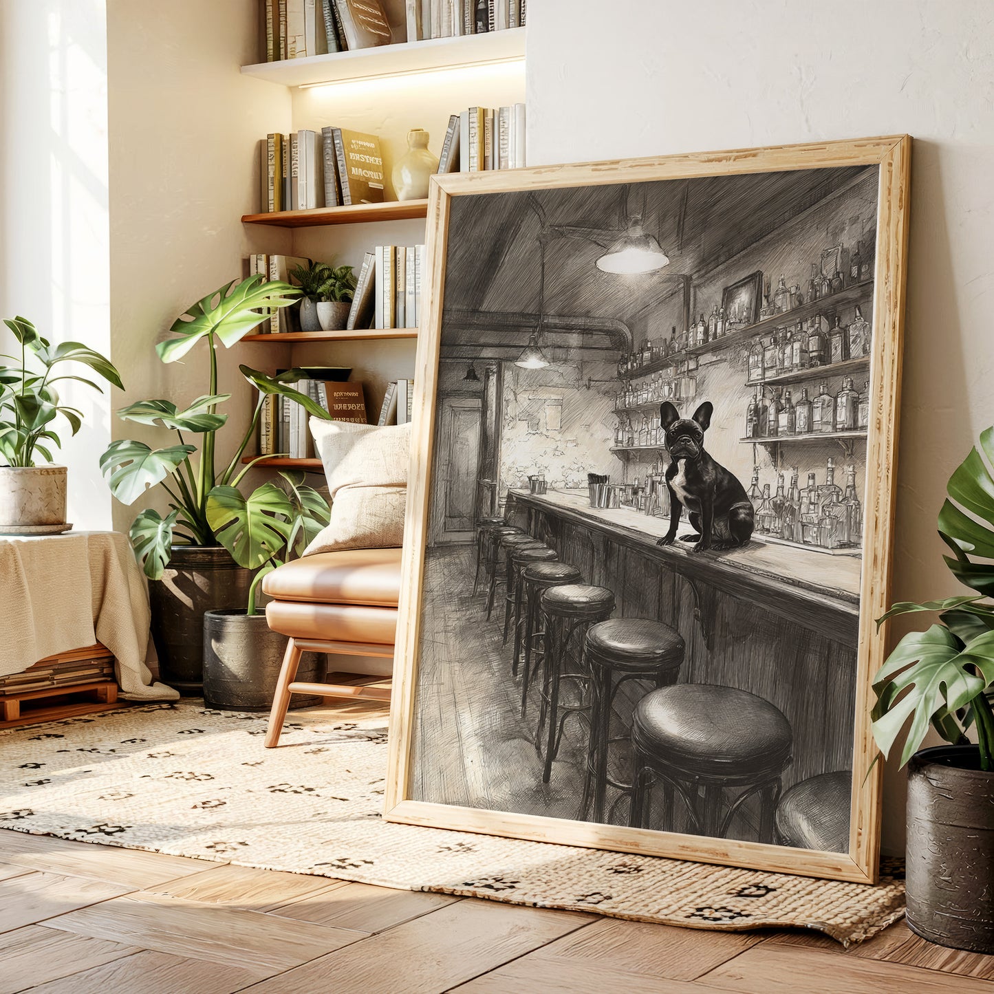 Beneath The Bar's Gentle Glow