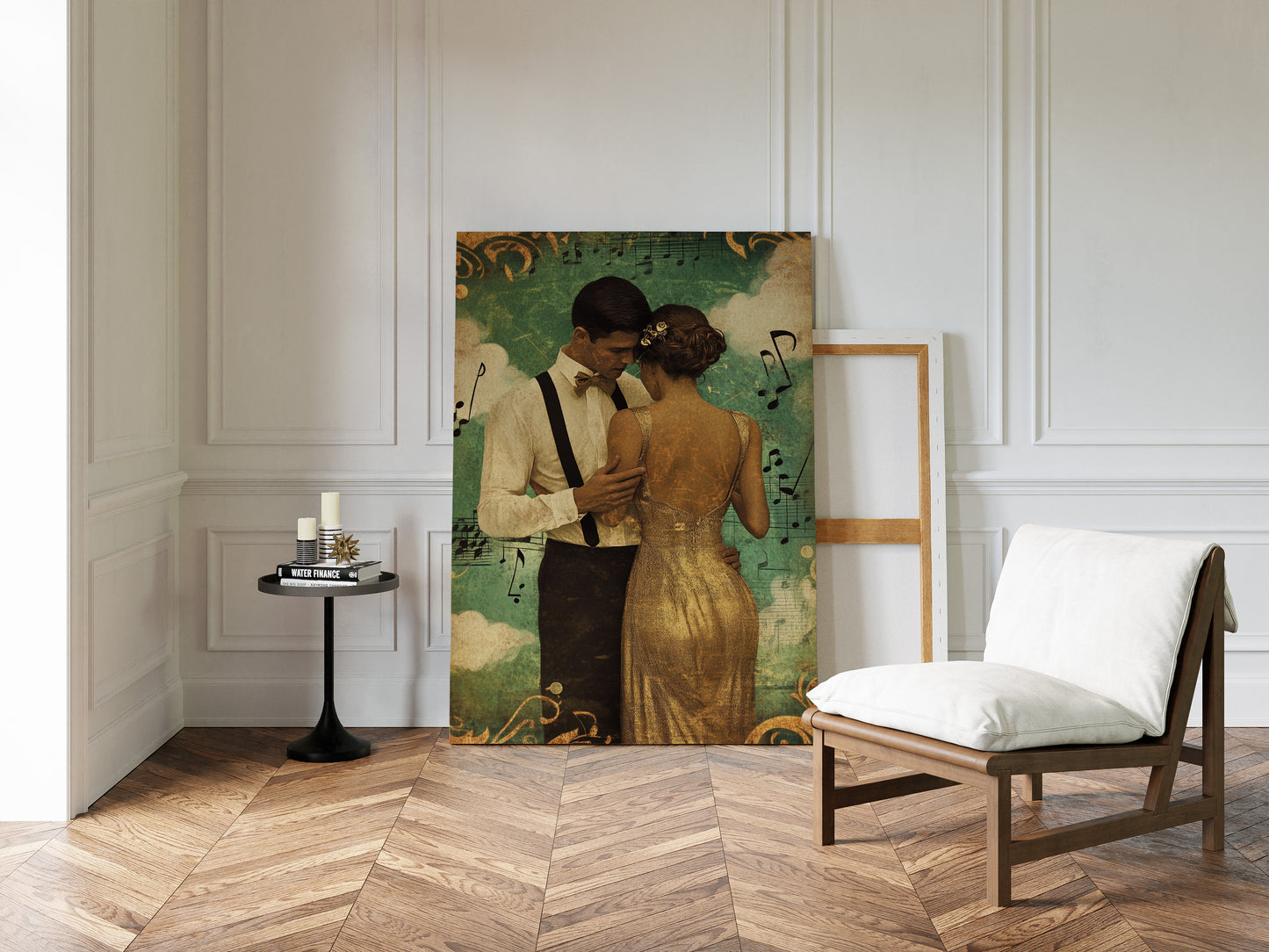 Golden Waltz Beneath the Music Sky