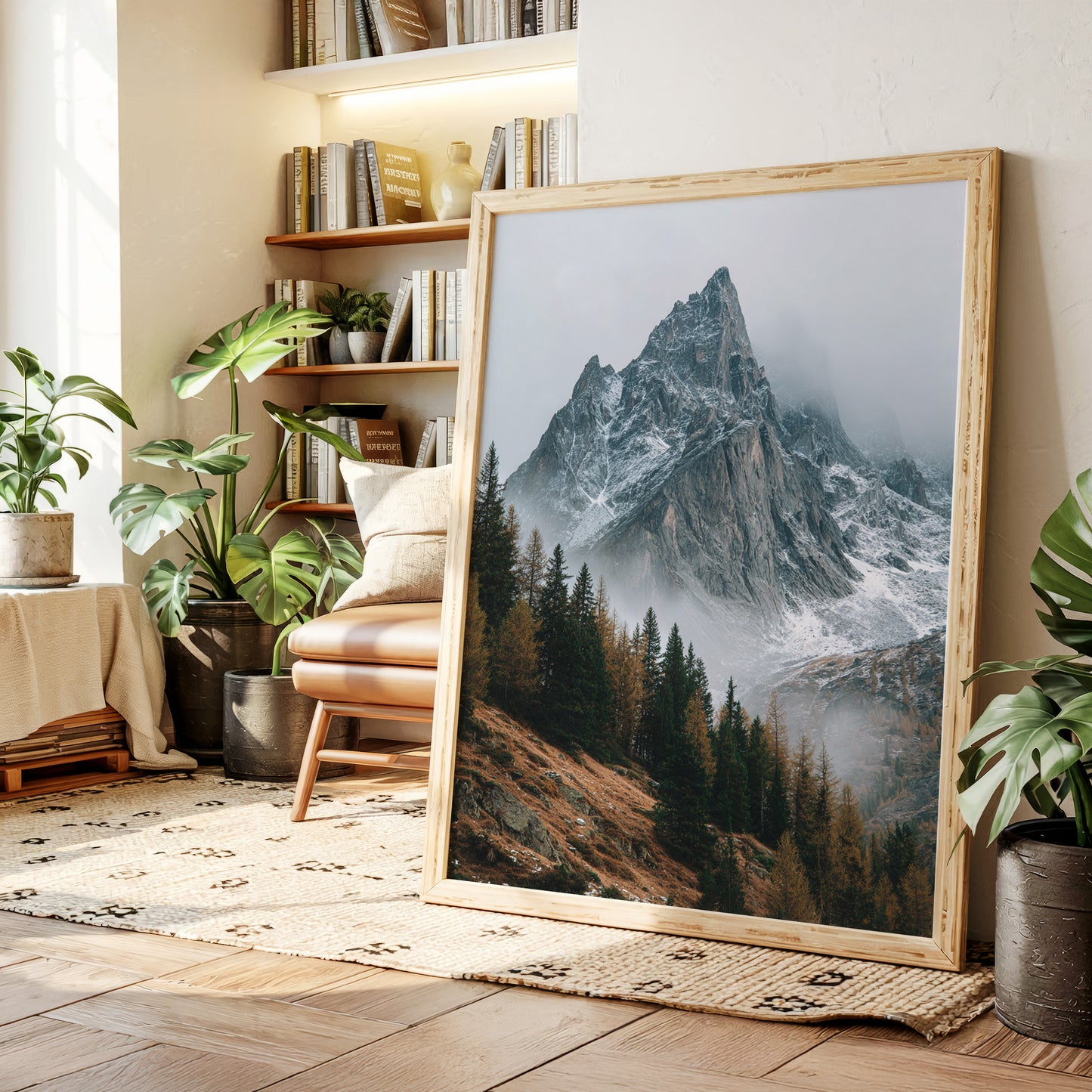 Where Peaks Greet the Clouds