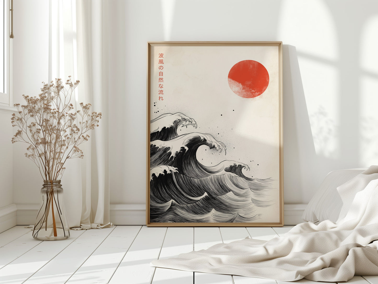 Japanese Ink Waves – The Flow of Nature