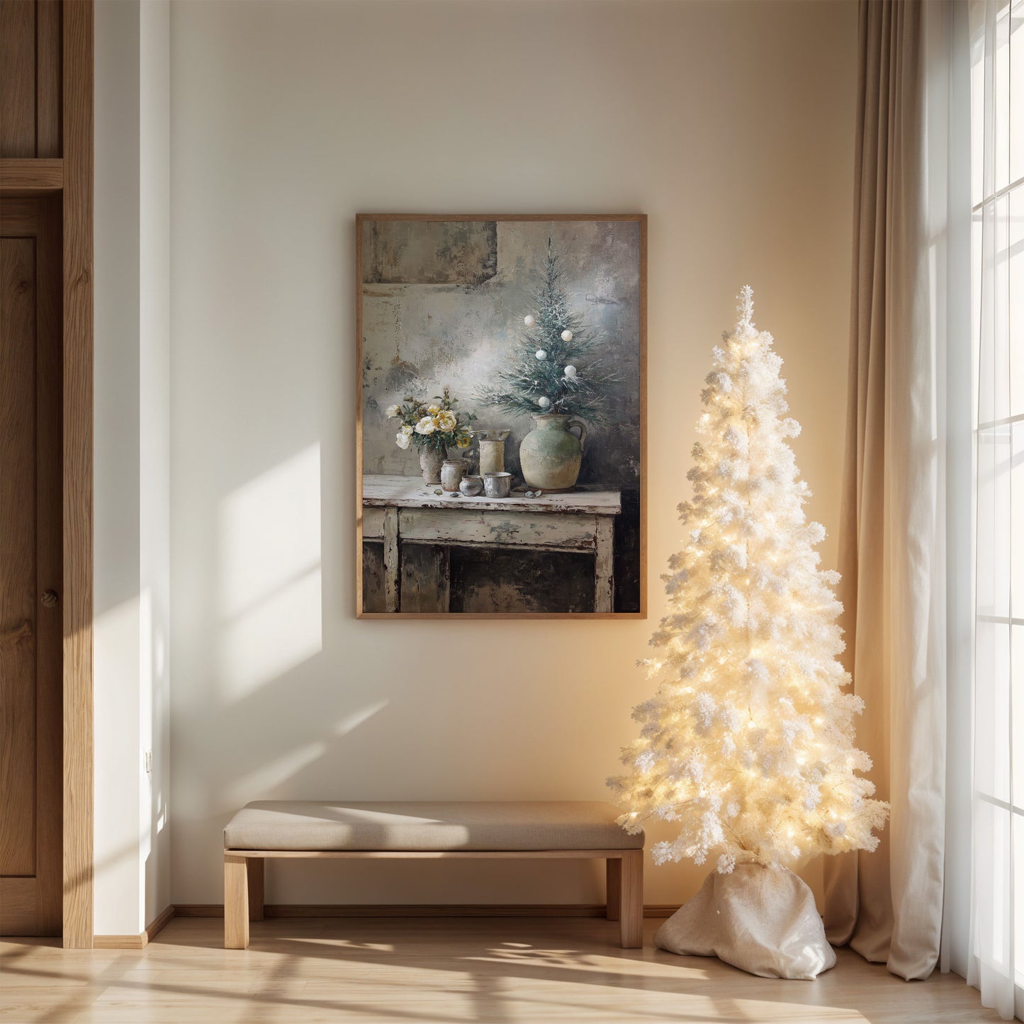 Vintage Christmas Memories In Frame