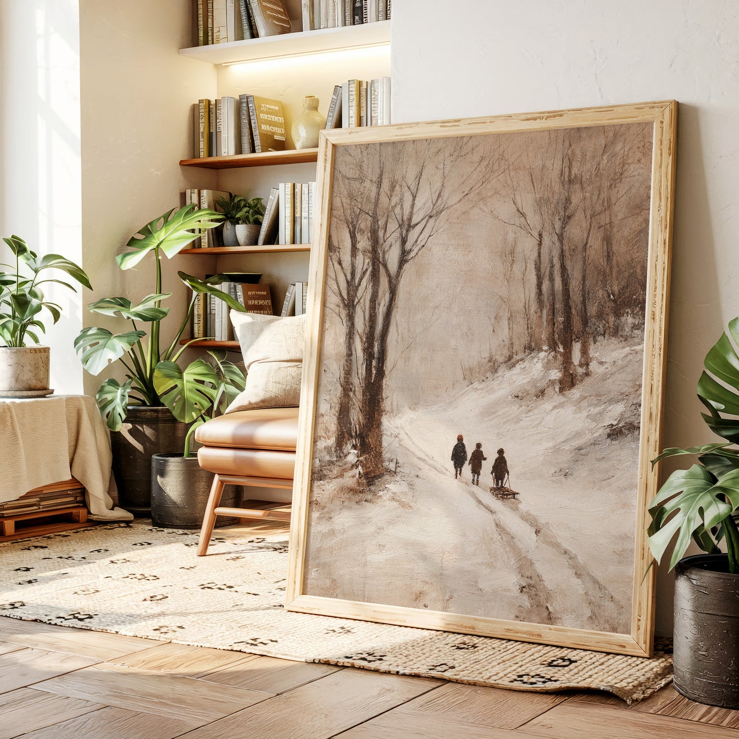 Footsteps Through Winter's Embrace
