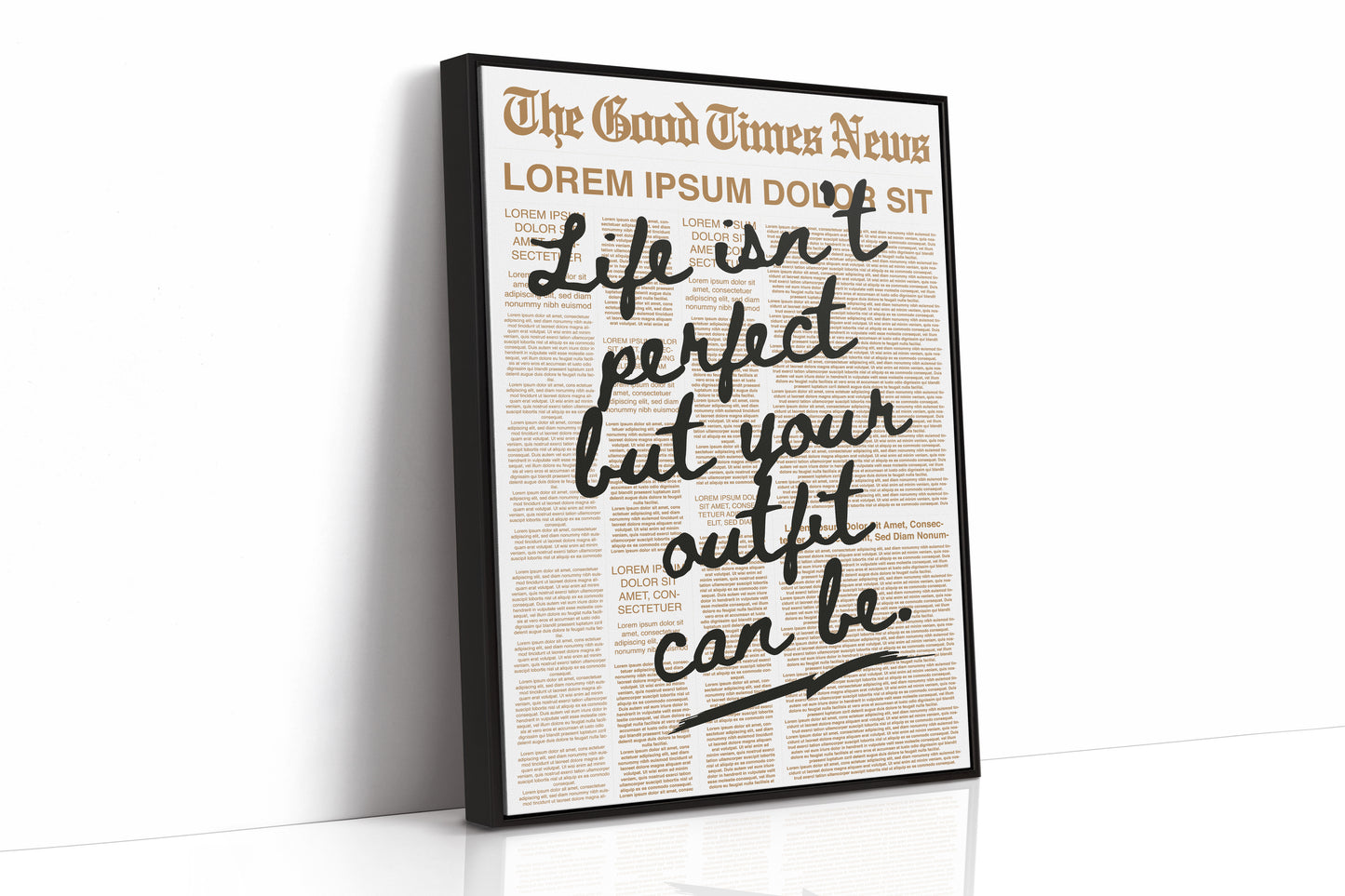 Headlines Dance Through Morning Light