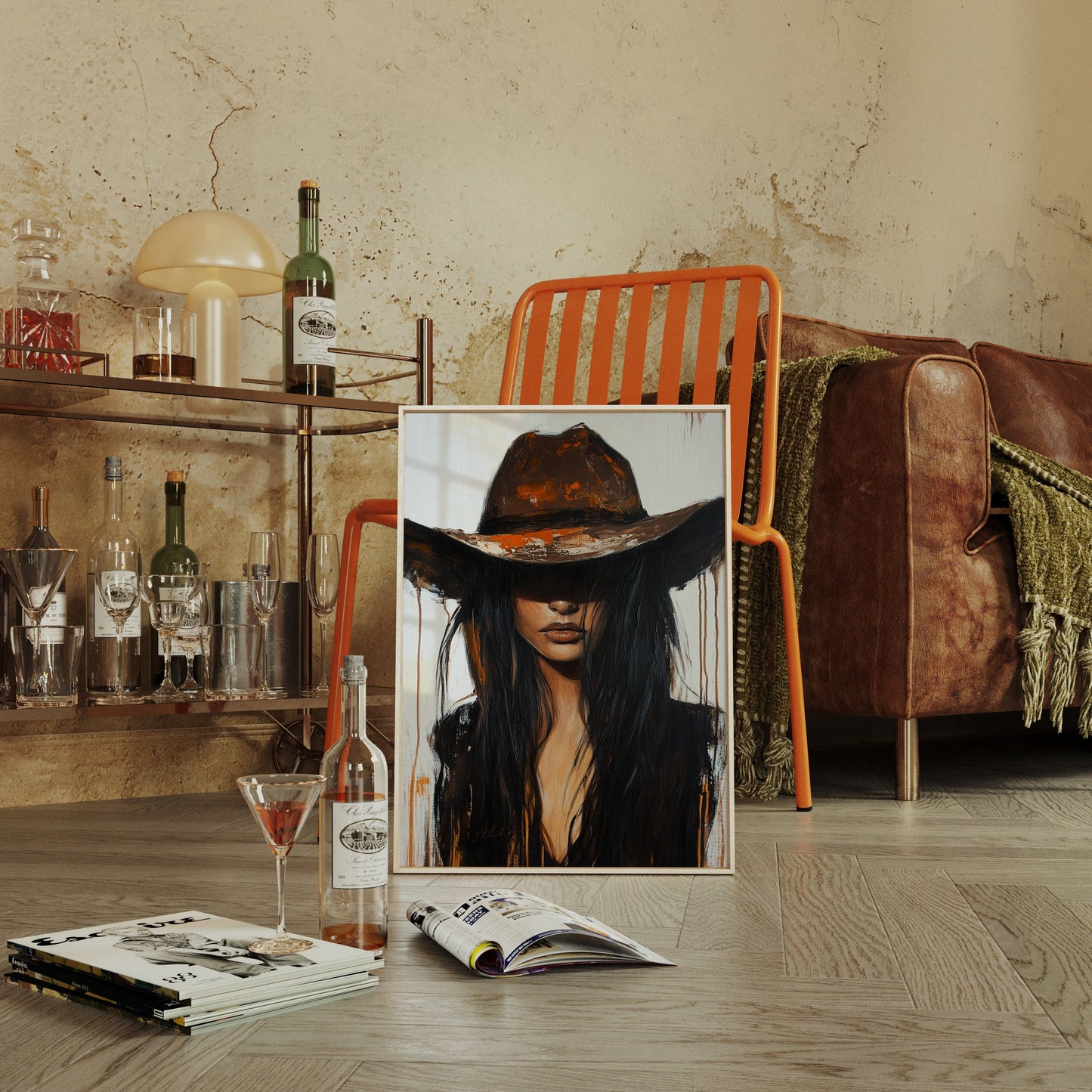 Ember Noir – Western Cowgirl Wall Art
