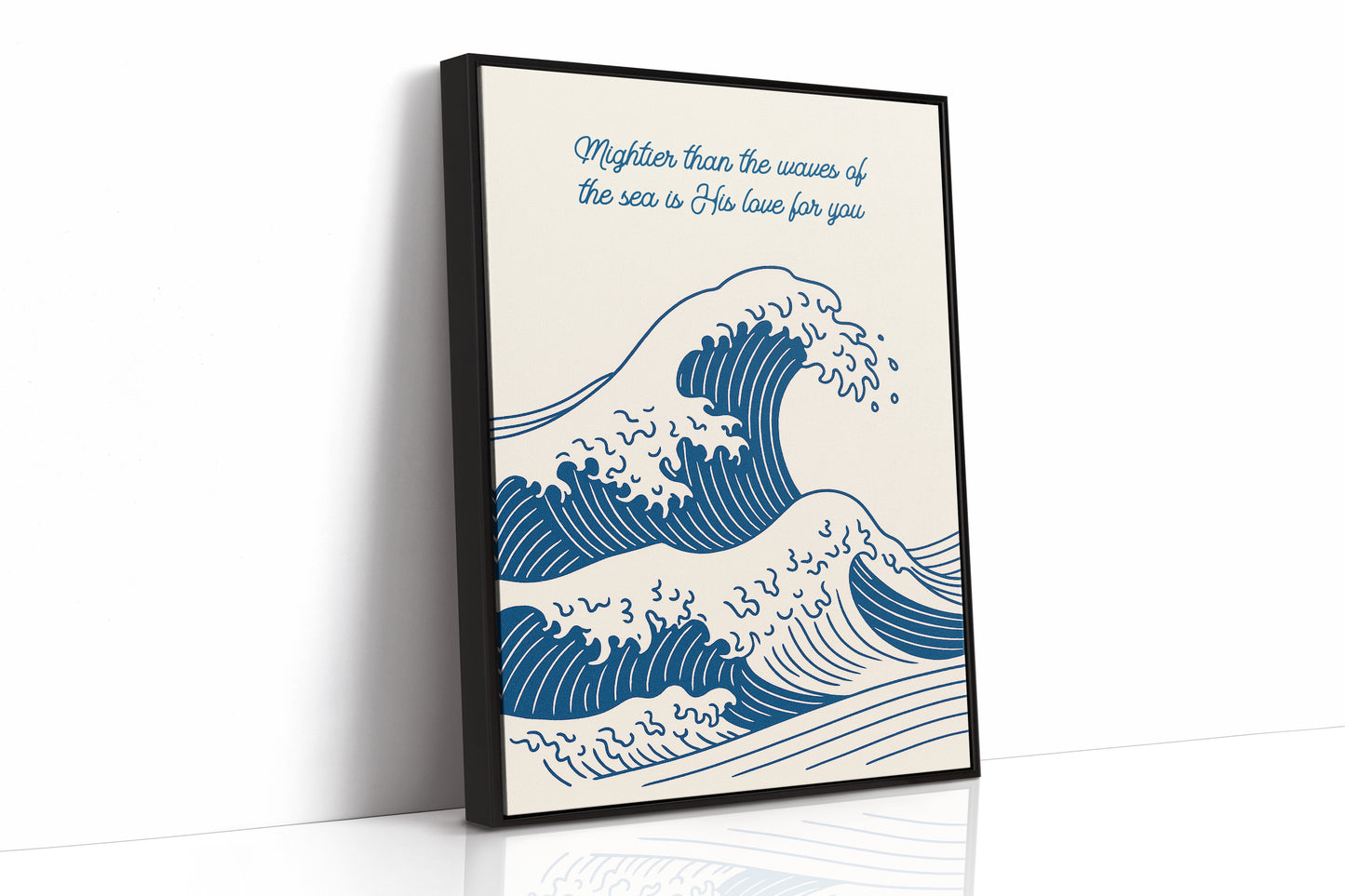 Mightier Than the Waves Ocean Print