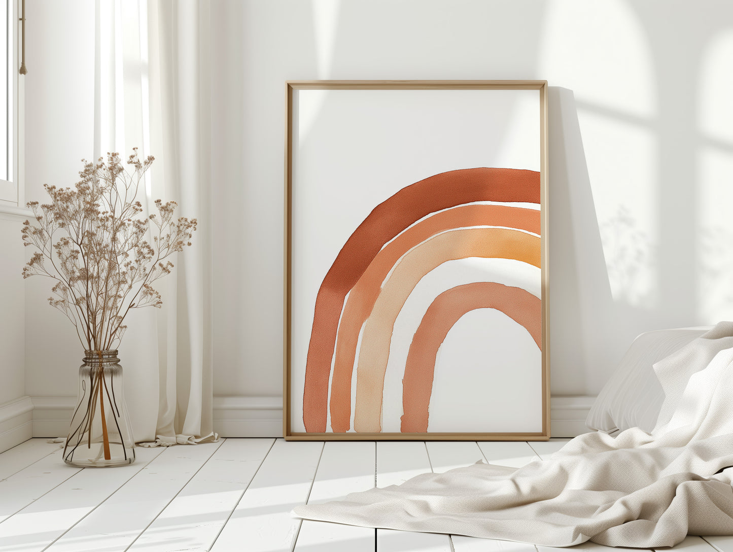 Terracotta Boho Rainbow Arch