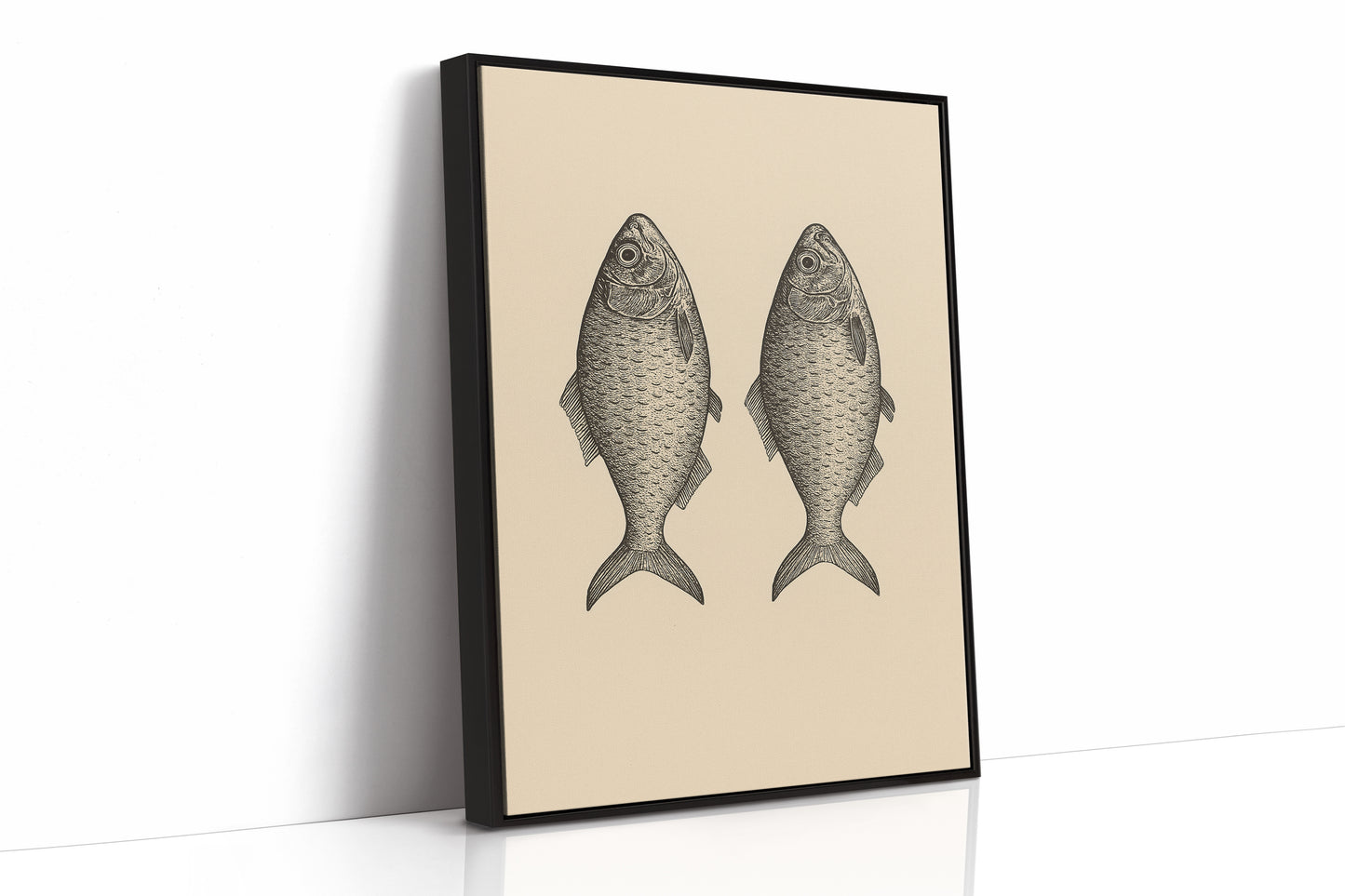 Two Fish Vintage Loaves and Fishes Symbol