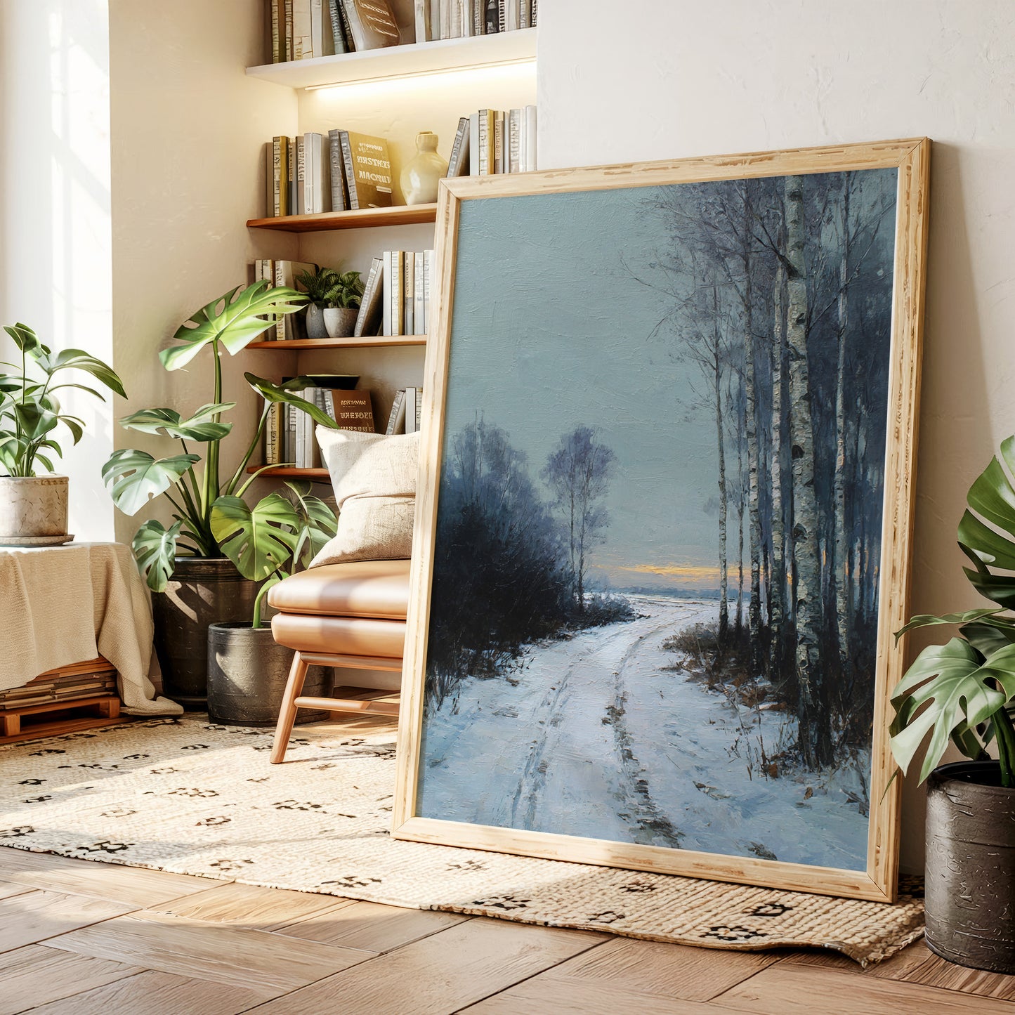 Pathway Through Winter's Embrace