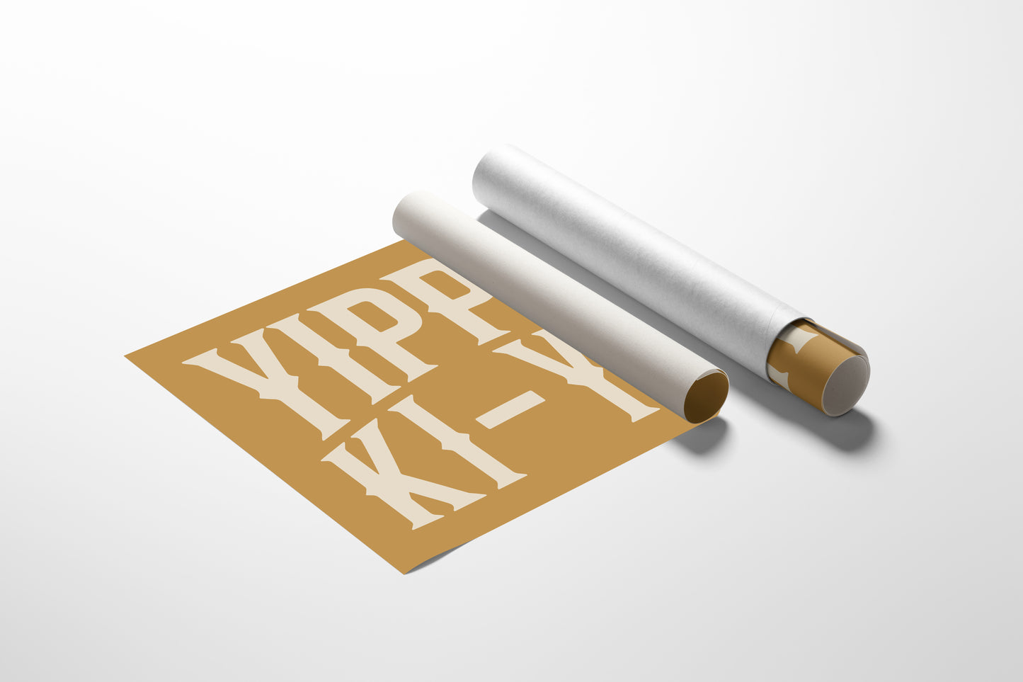 Yippee Ki-Yay Rustic Gold Western Print