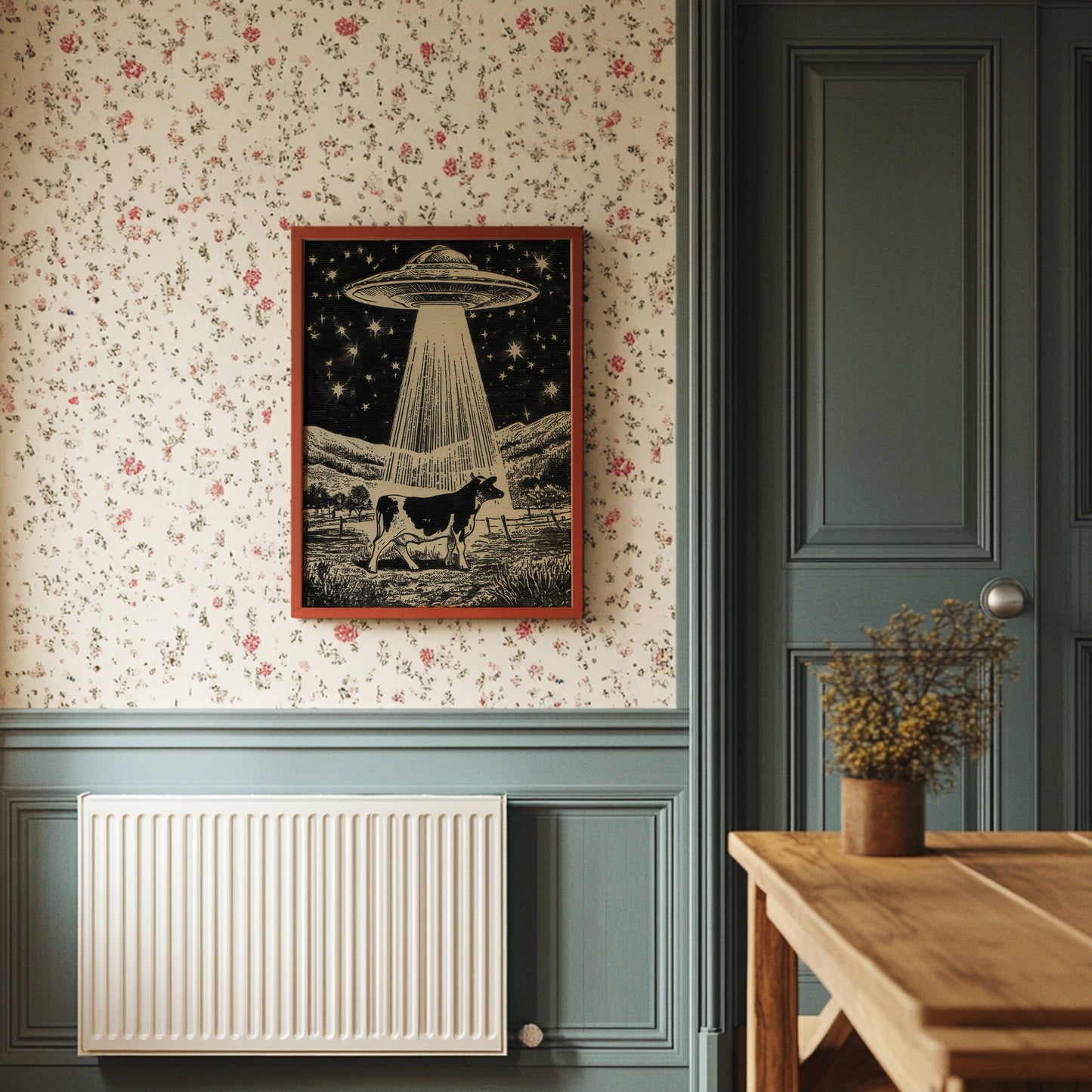 Cosmic Cowboys Meet Starlit Visitors
