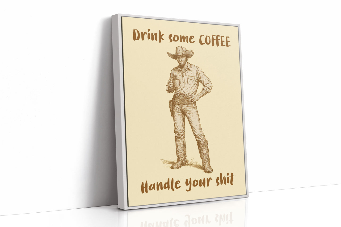 Cowboy Wisdom At Dawn