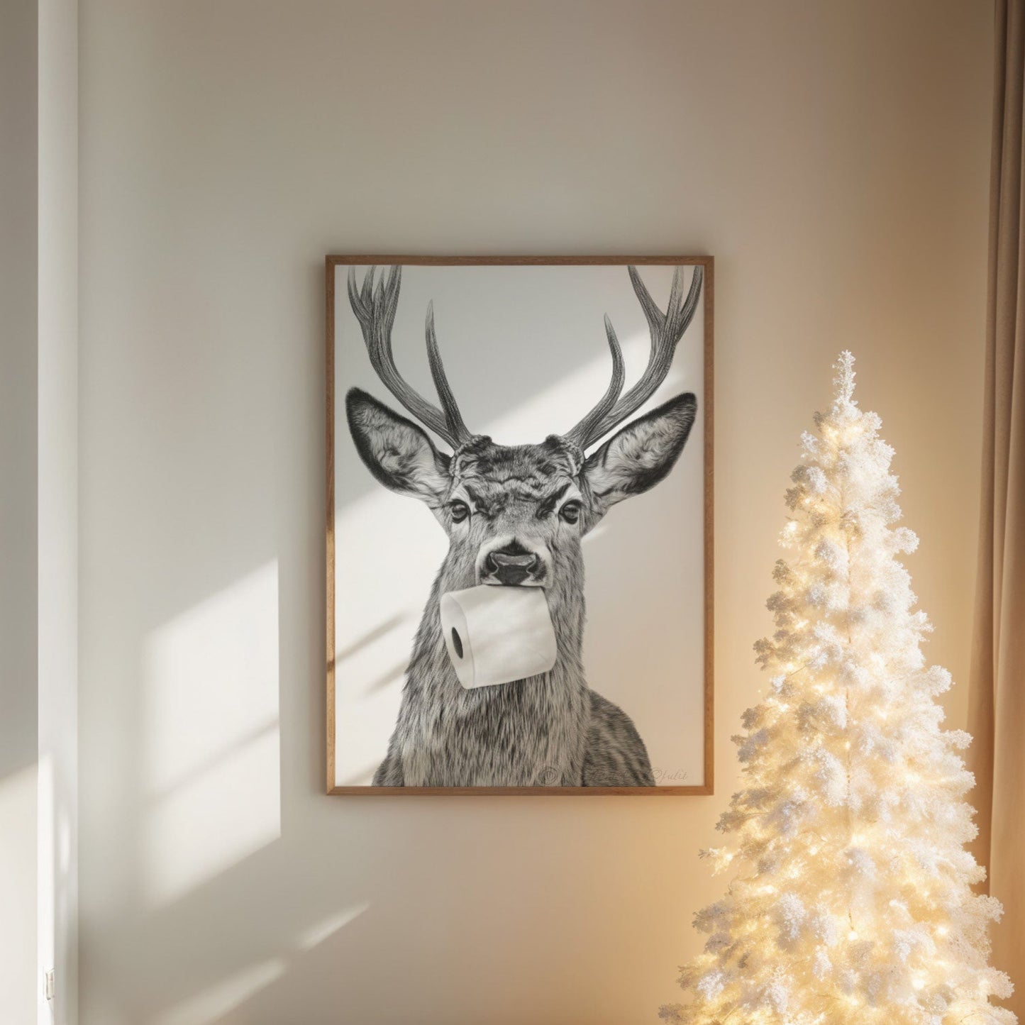 Stag's Unexpected Bathroom Break