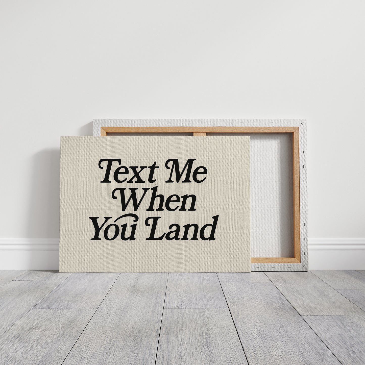 Text Me When You Land Serif Print