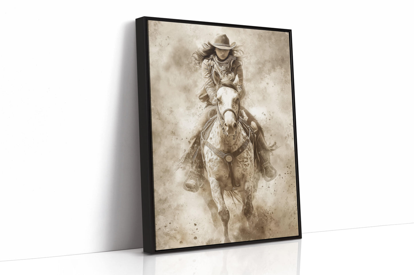 Dust Dances Behind Prairie Thunder