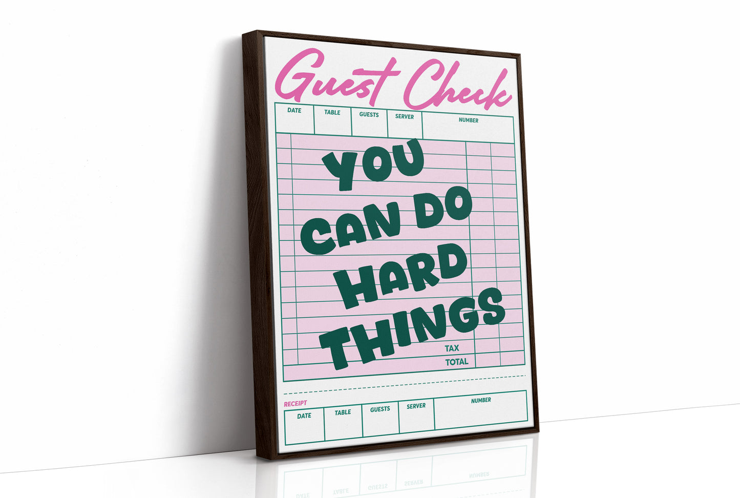 You Can Do Hard Things Guest Check