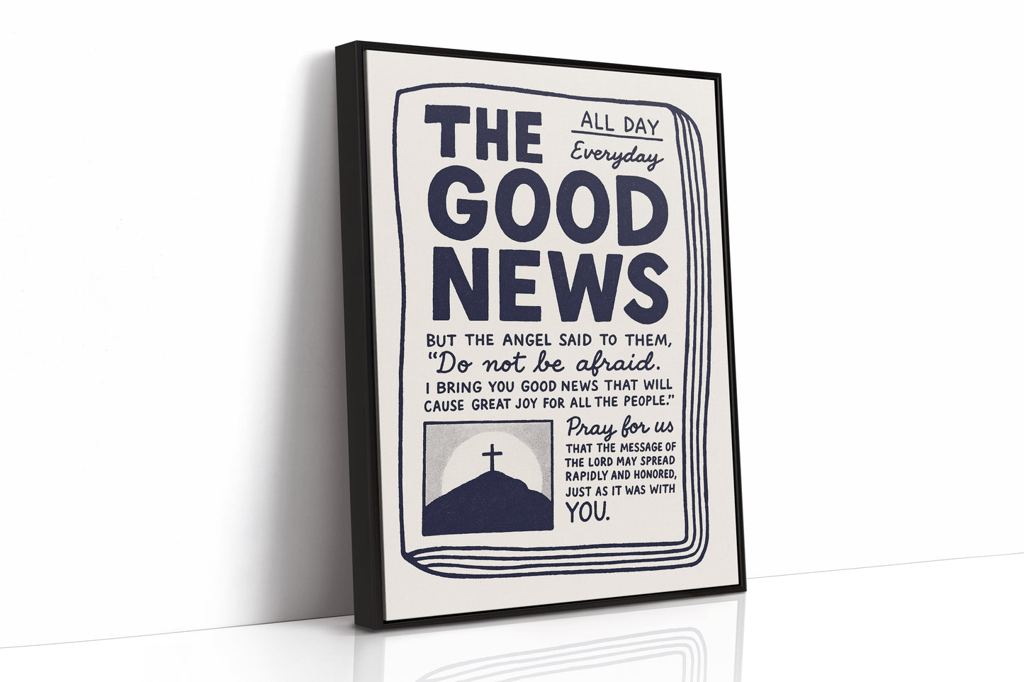 The Good News Everyday Scripture Print