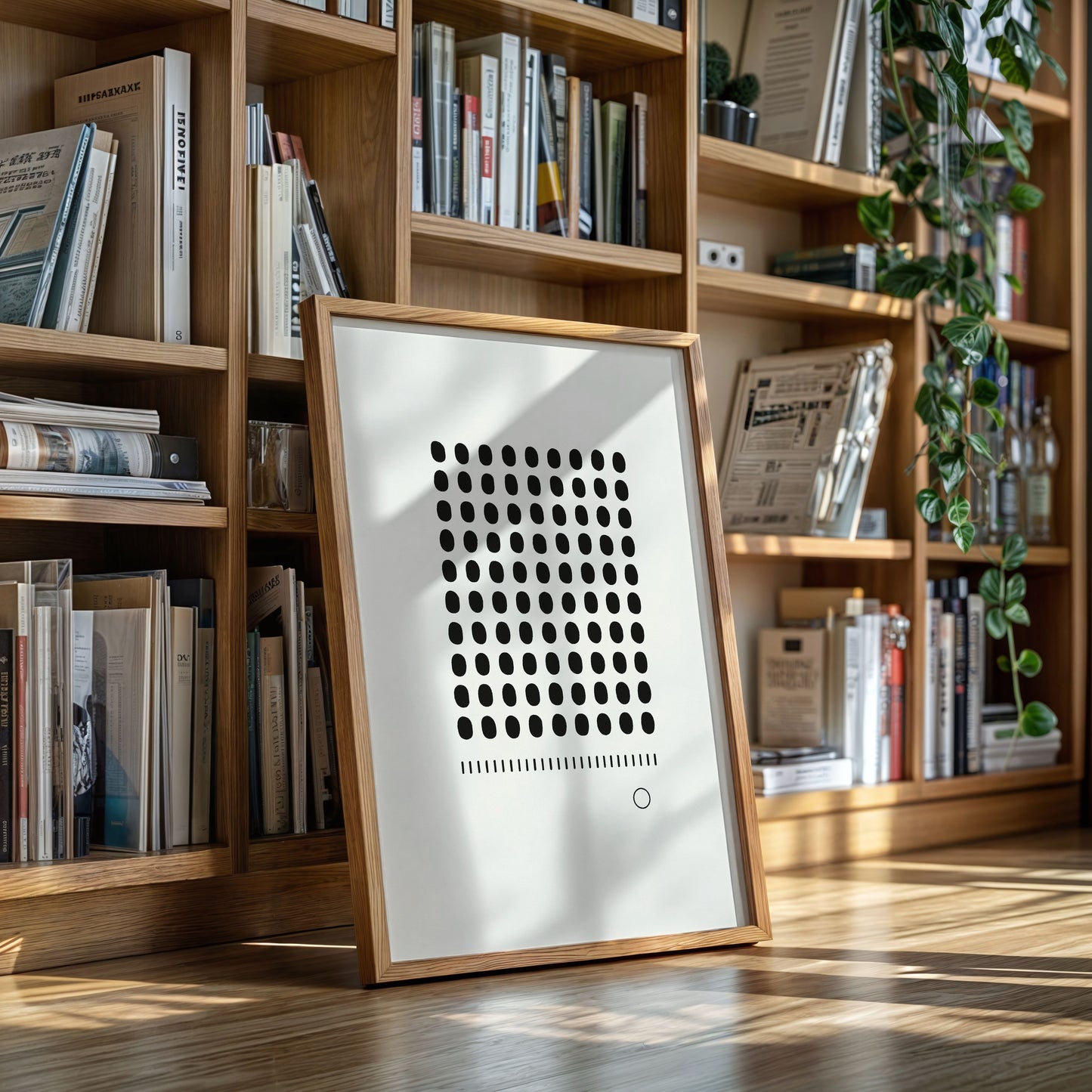 The Ninety-Nine and the One Minimalist Print