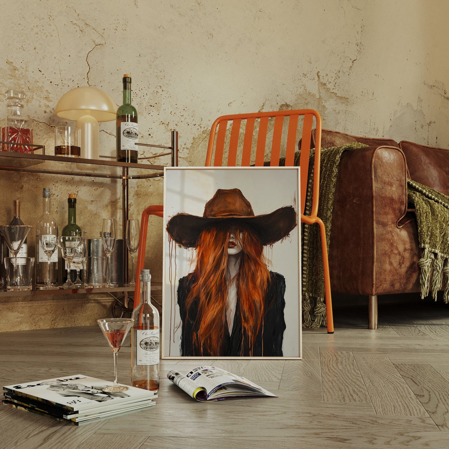 The Firebrand – Western Cowgirl Canvas Art