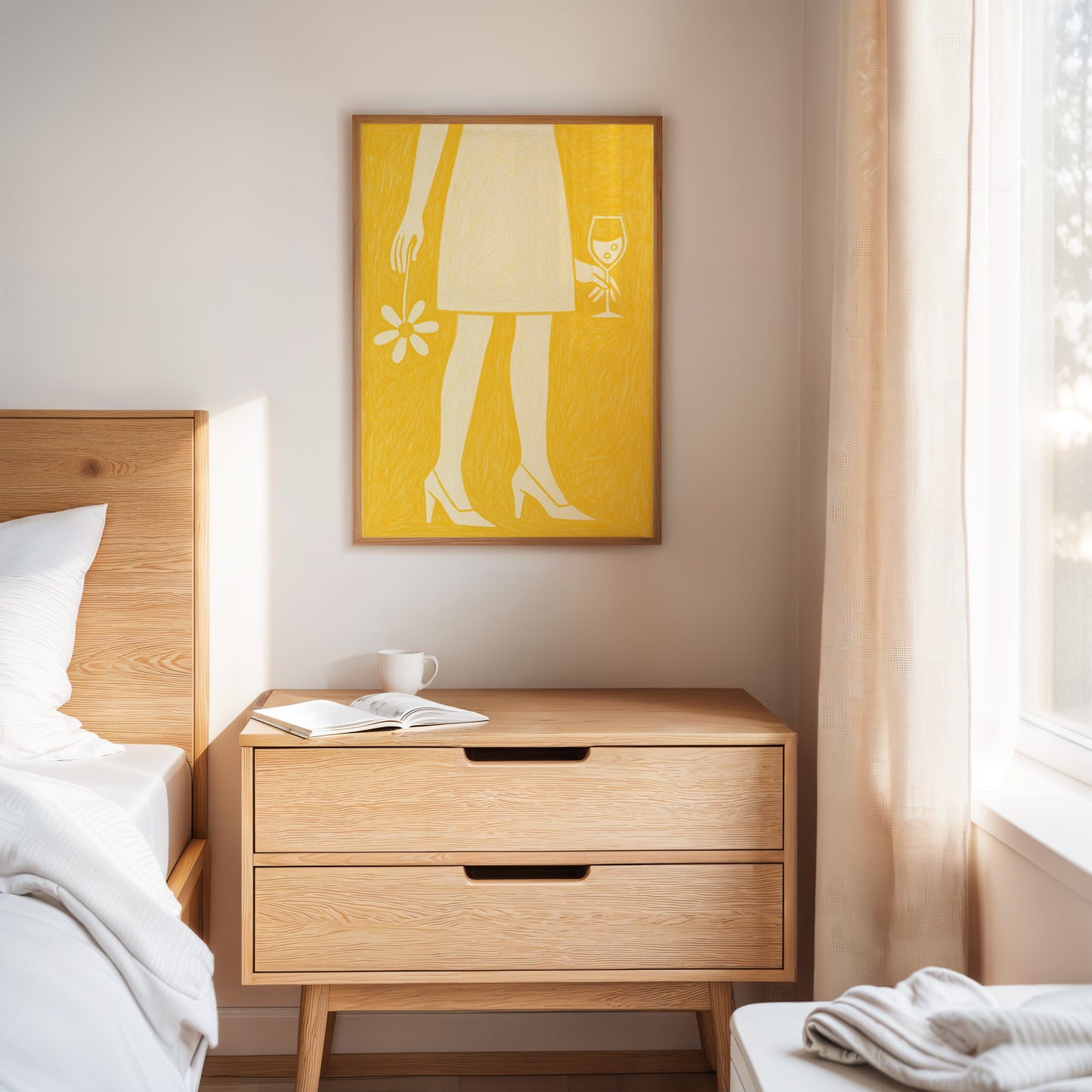 Daisy and Bubbles in Yellow