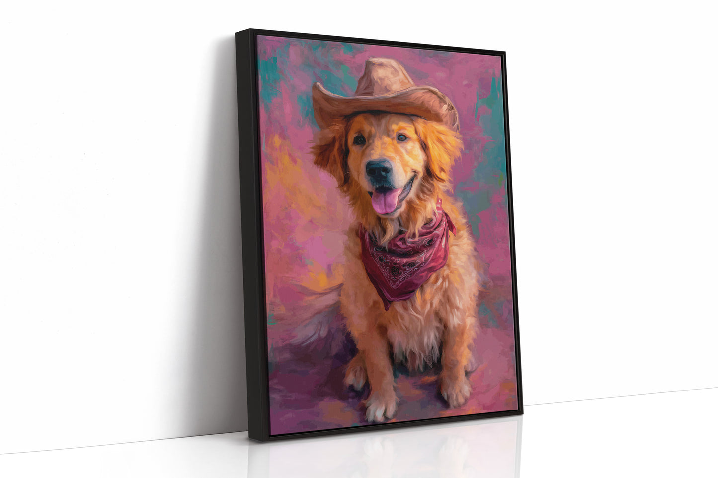 Ranch Dog Wears Sunset Colors