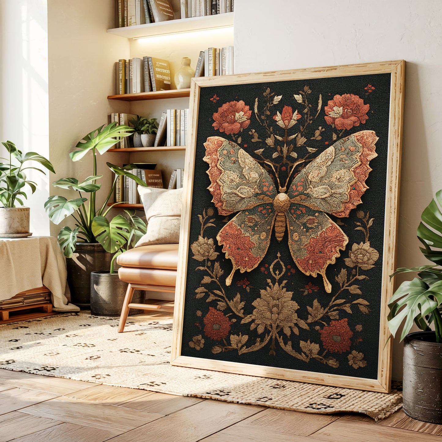 Embroidered Wings in Bloom