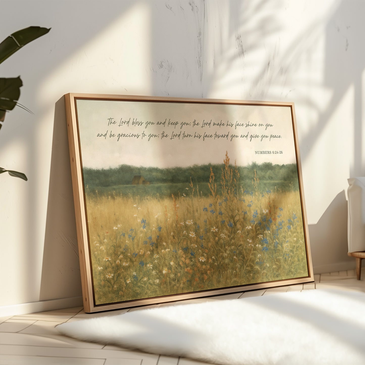 Blessing in Wildflowers Numbers 6:24