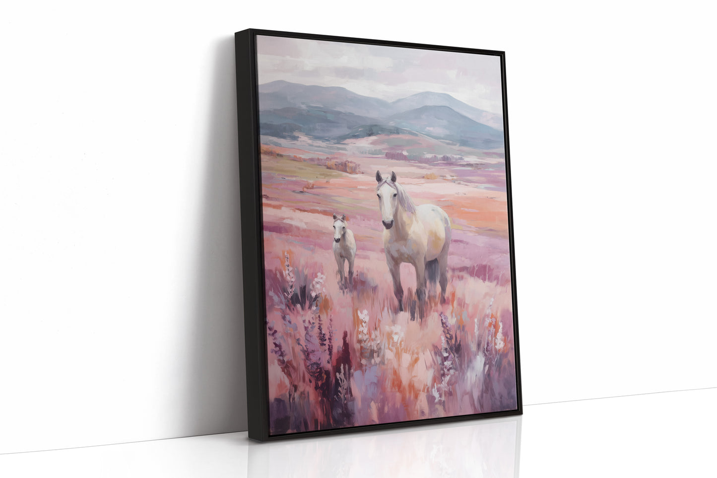 Wild Lavender Calls The Horses Home