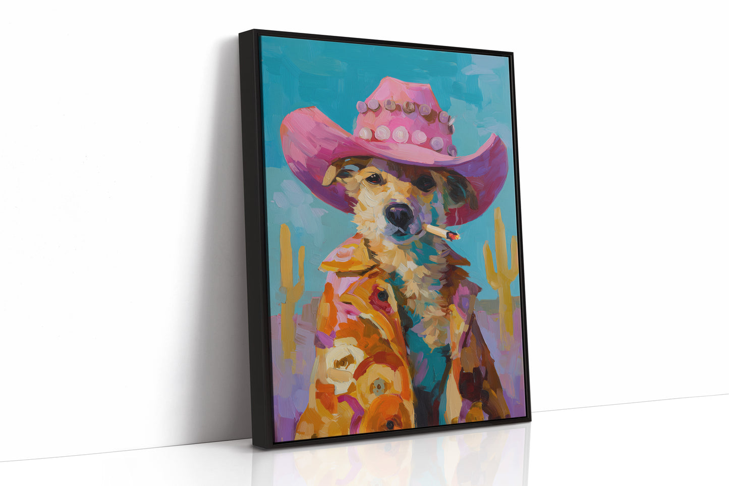 Desert Diva Wears Pink Stetson