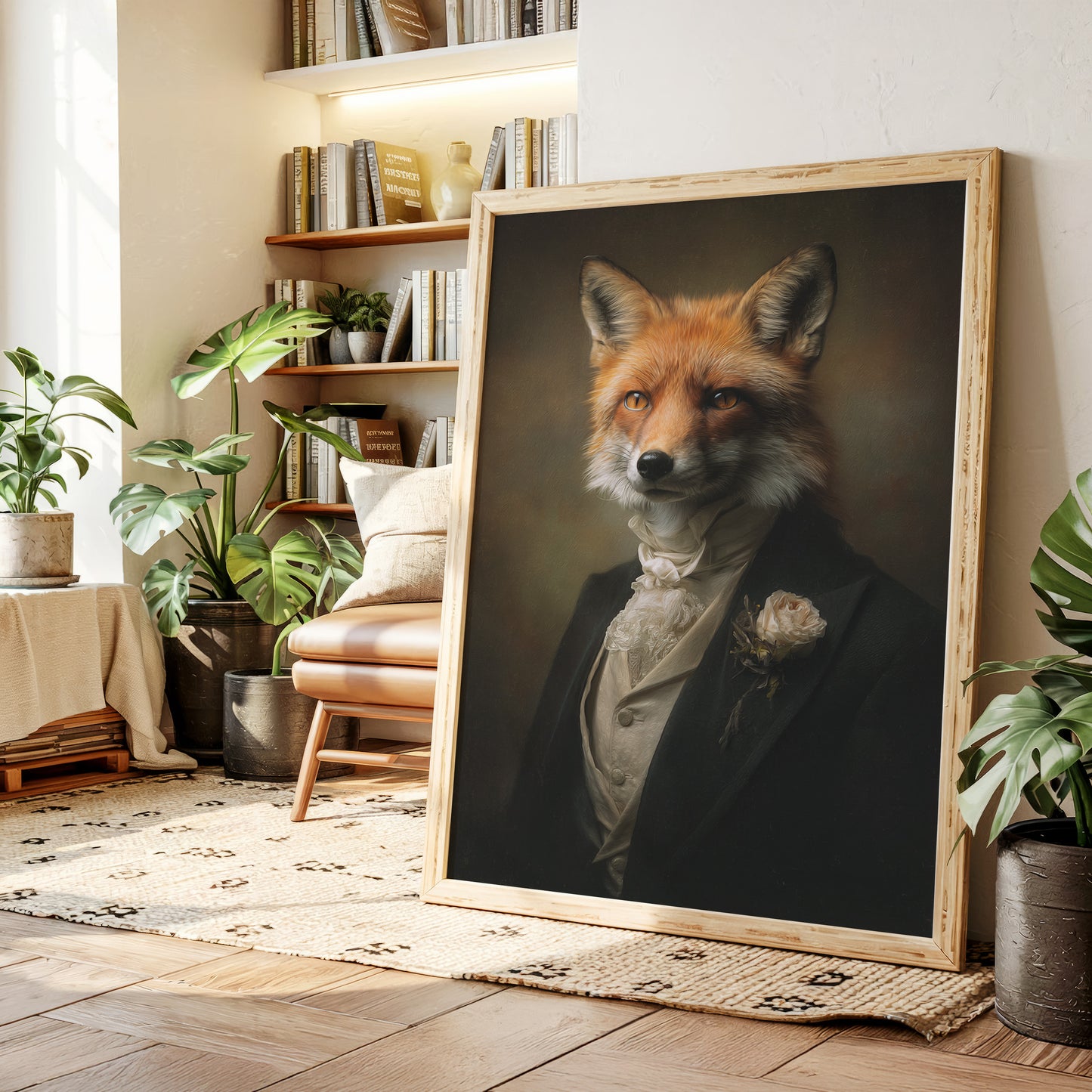 Regal Fox in Formal Attire
