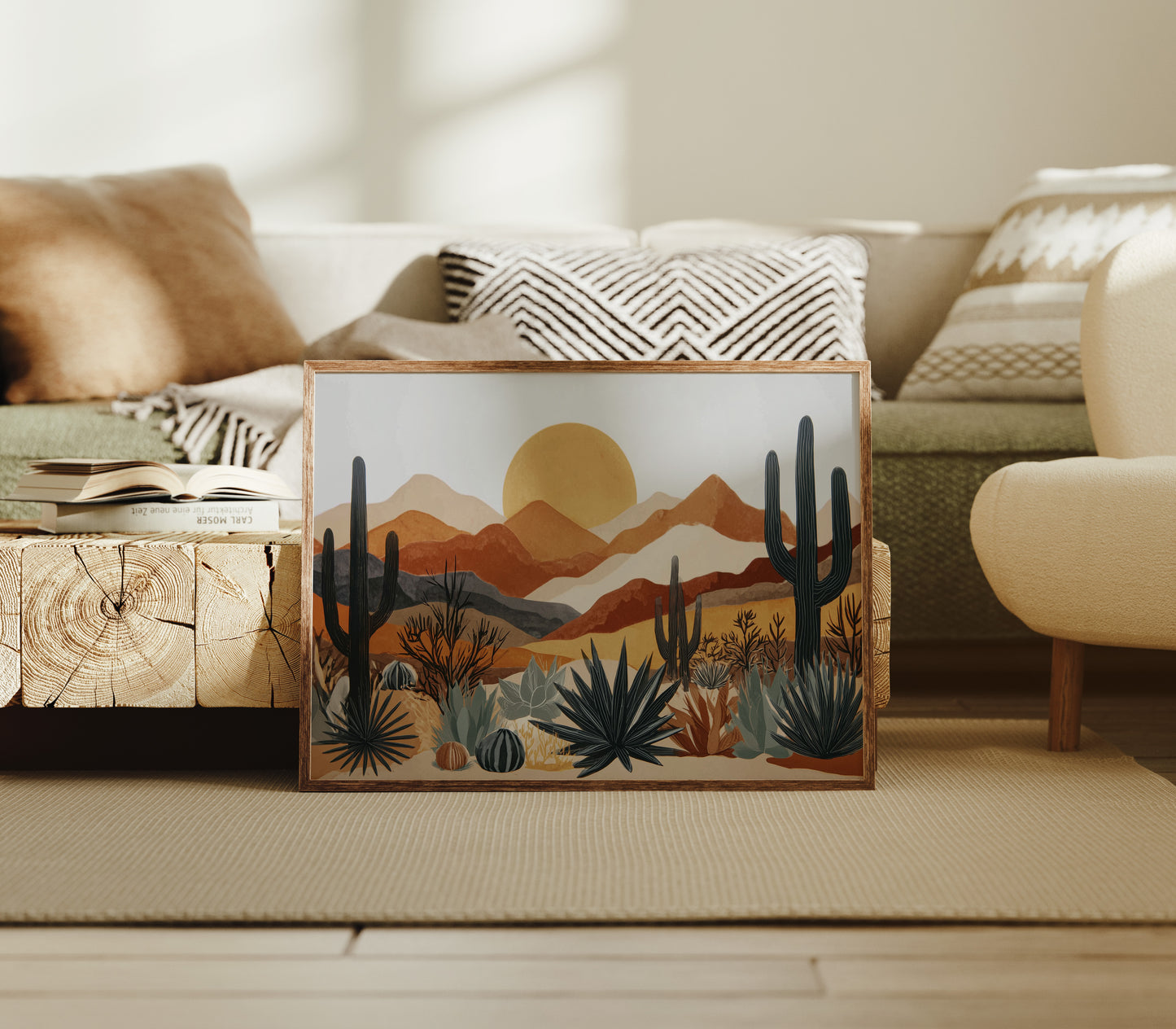 Agave Blooms Meet Desert Dawn