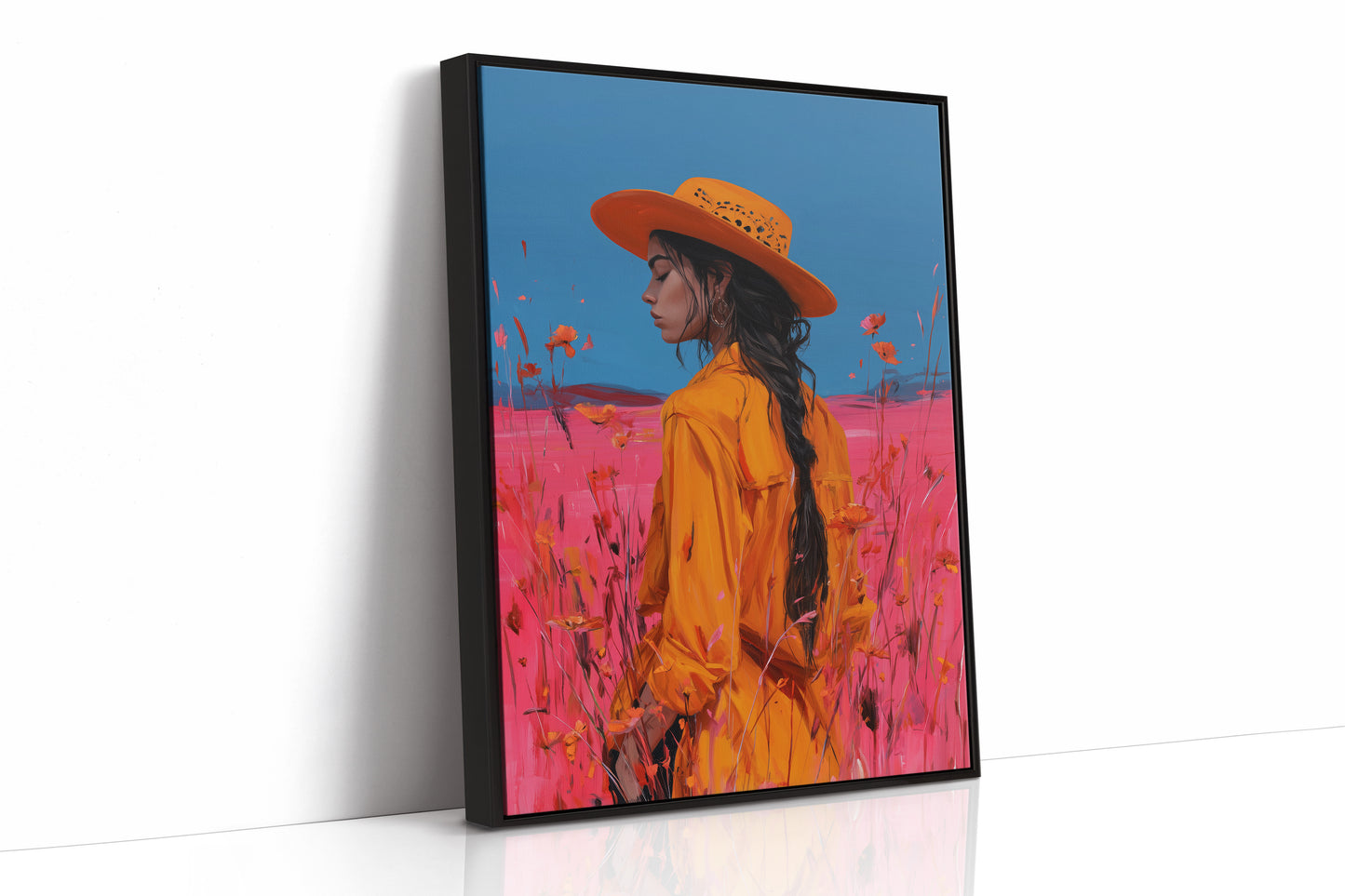 Poppies Dance Through Marigold Fields