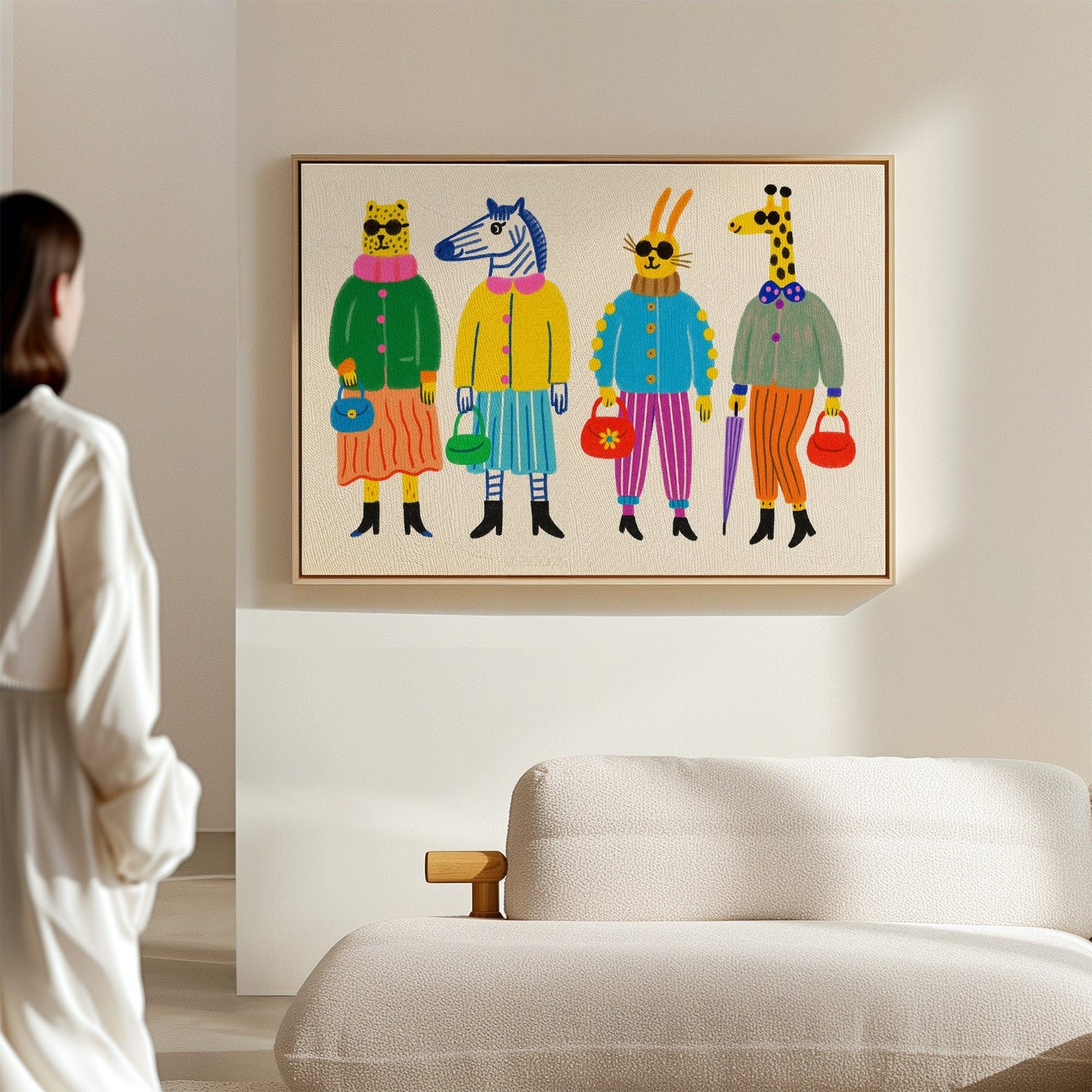 The Fashion Herd – Stylish Animal Friends Wall Art