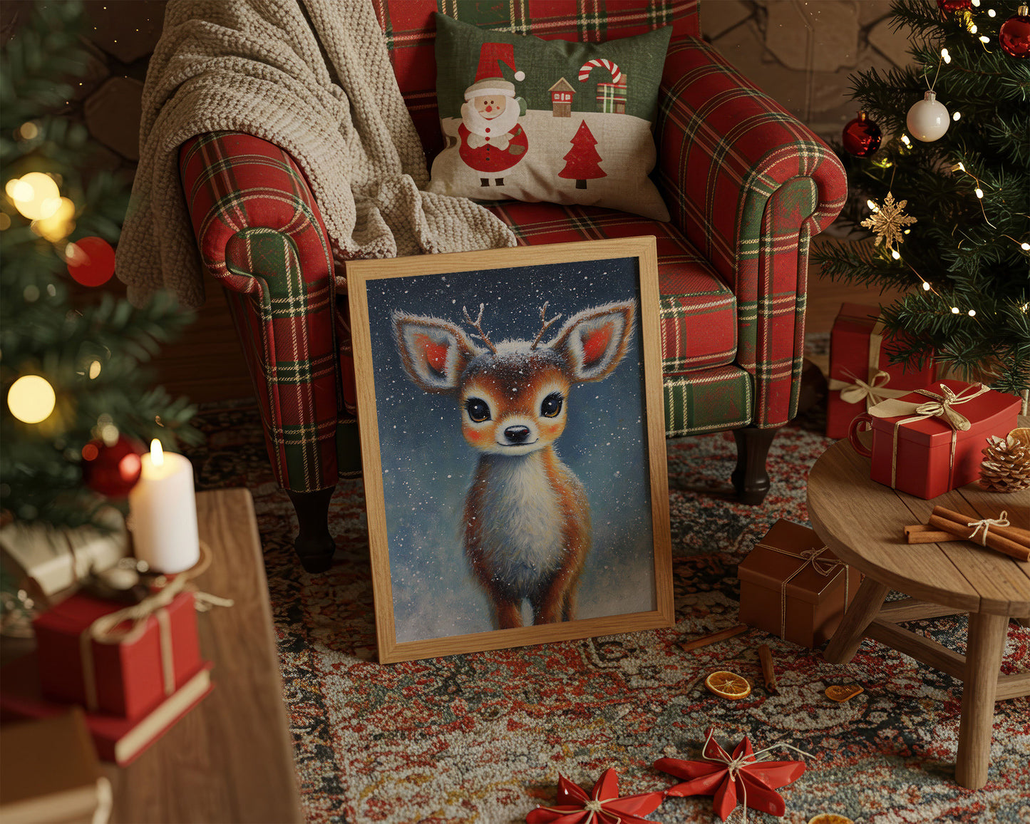 Starlit Fawn Brings Winter Magic