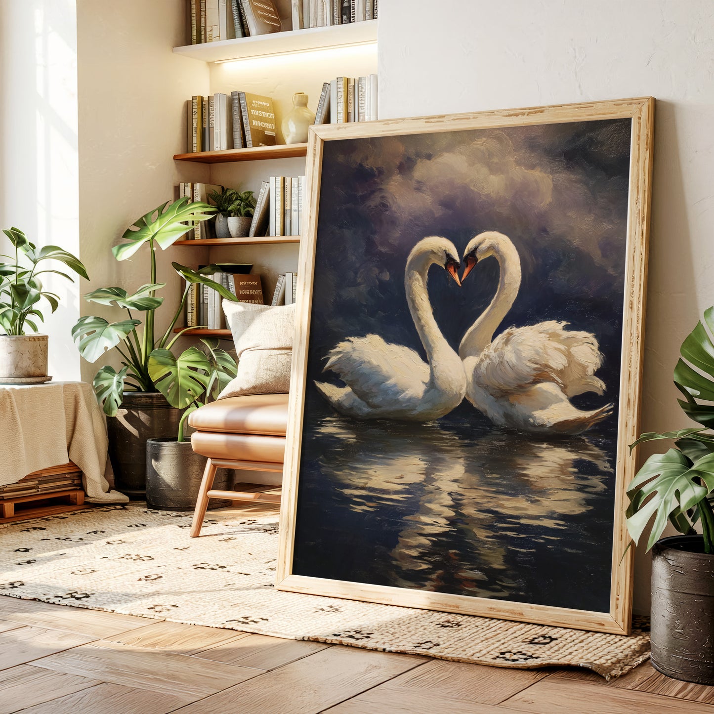 Hearts Entwined in Still Waters